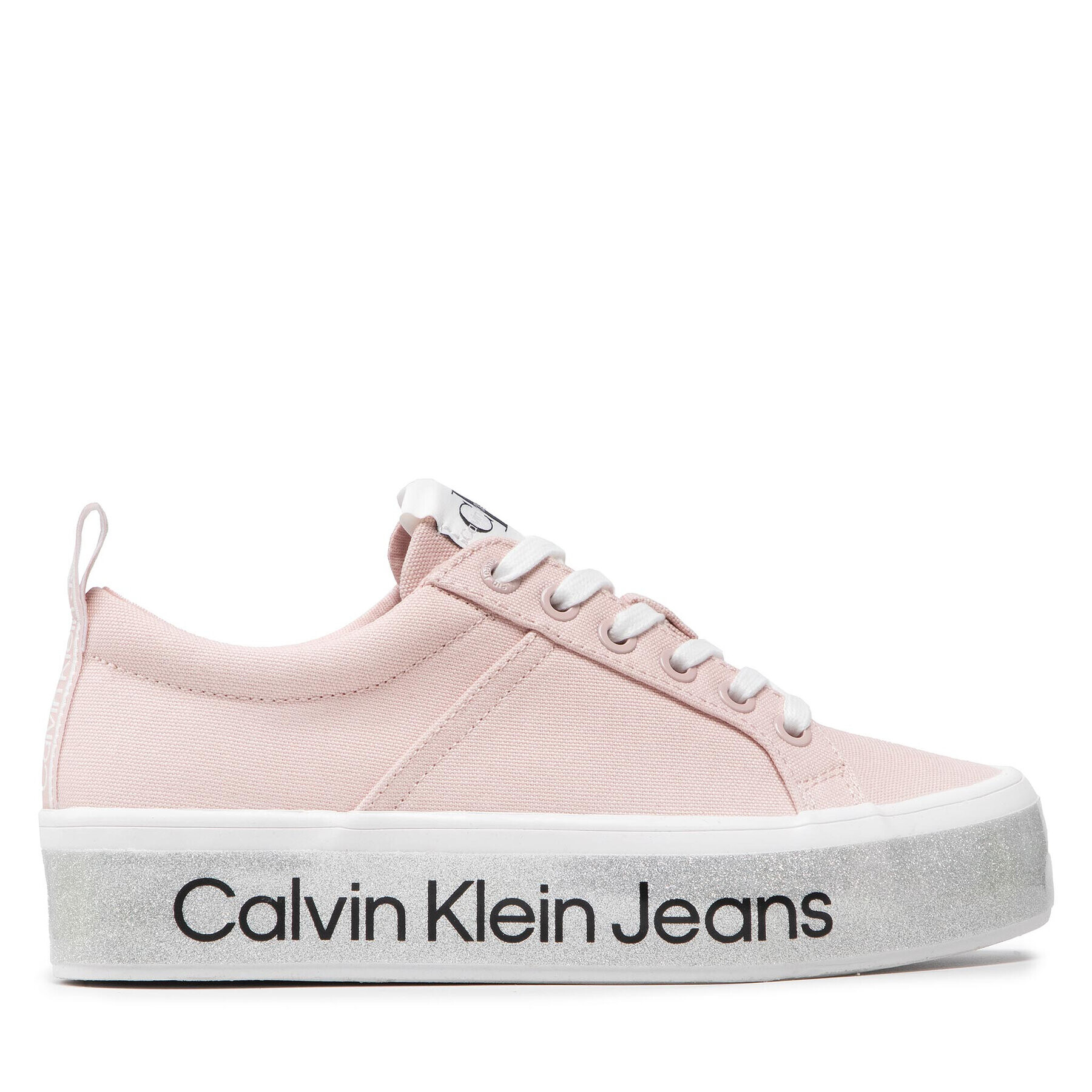 Calvin Klein Jeans Sneakersy Flatform Vulcanized 3 YW0YW00491 Růžová - Pepit.cz