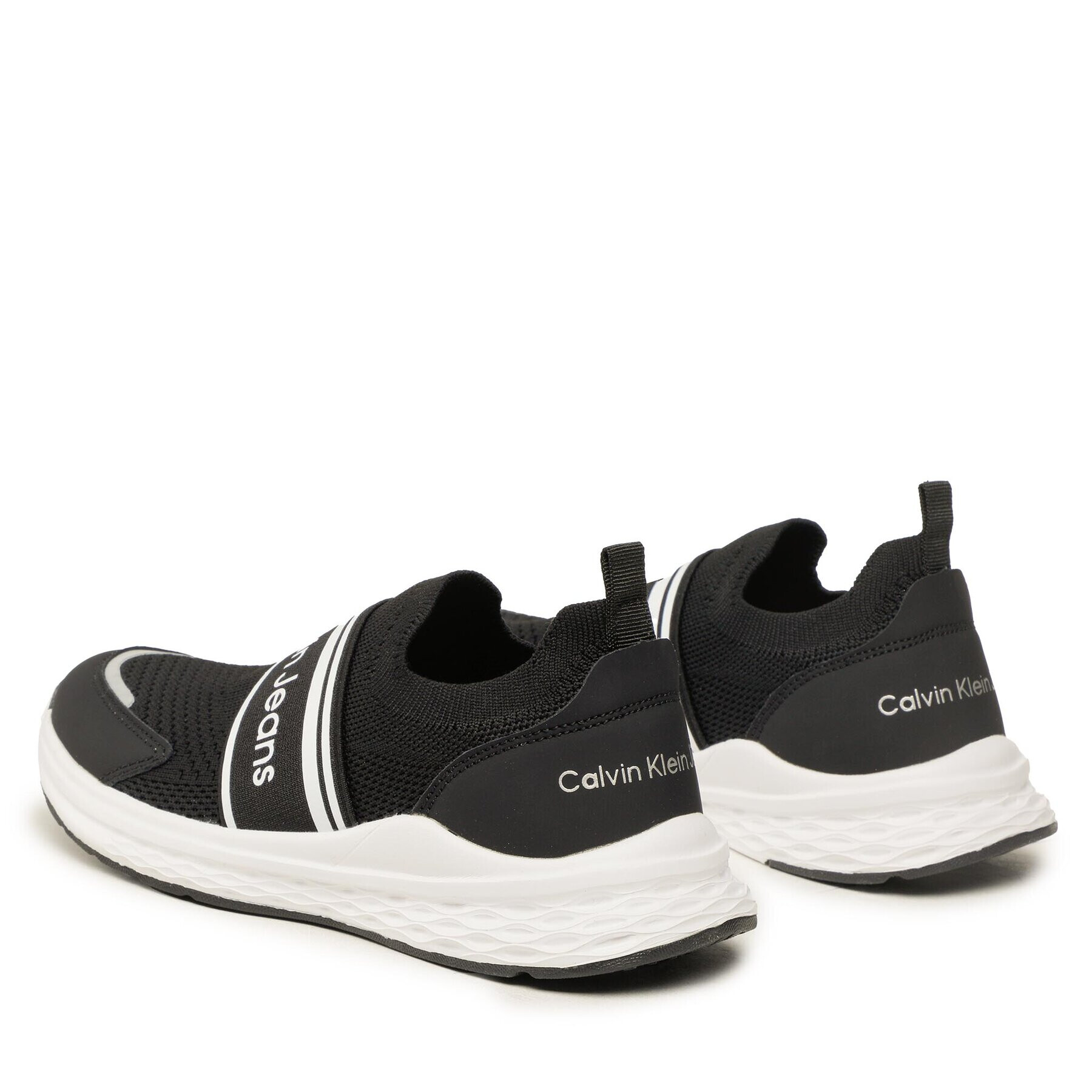 Calvin Klein Jeans Sneakersy Low Cut Easy-On Sneaker V3B9-80594-0308 S Černá - Pepit.cz