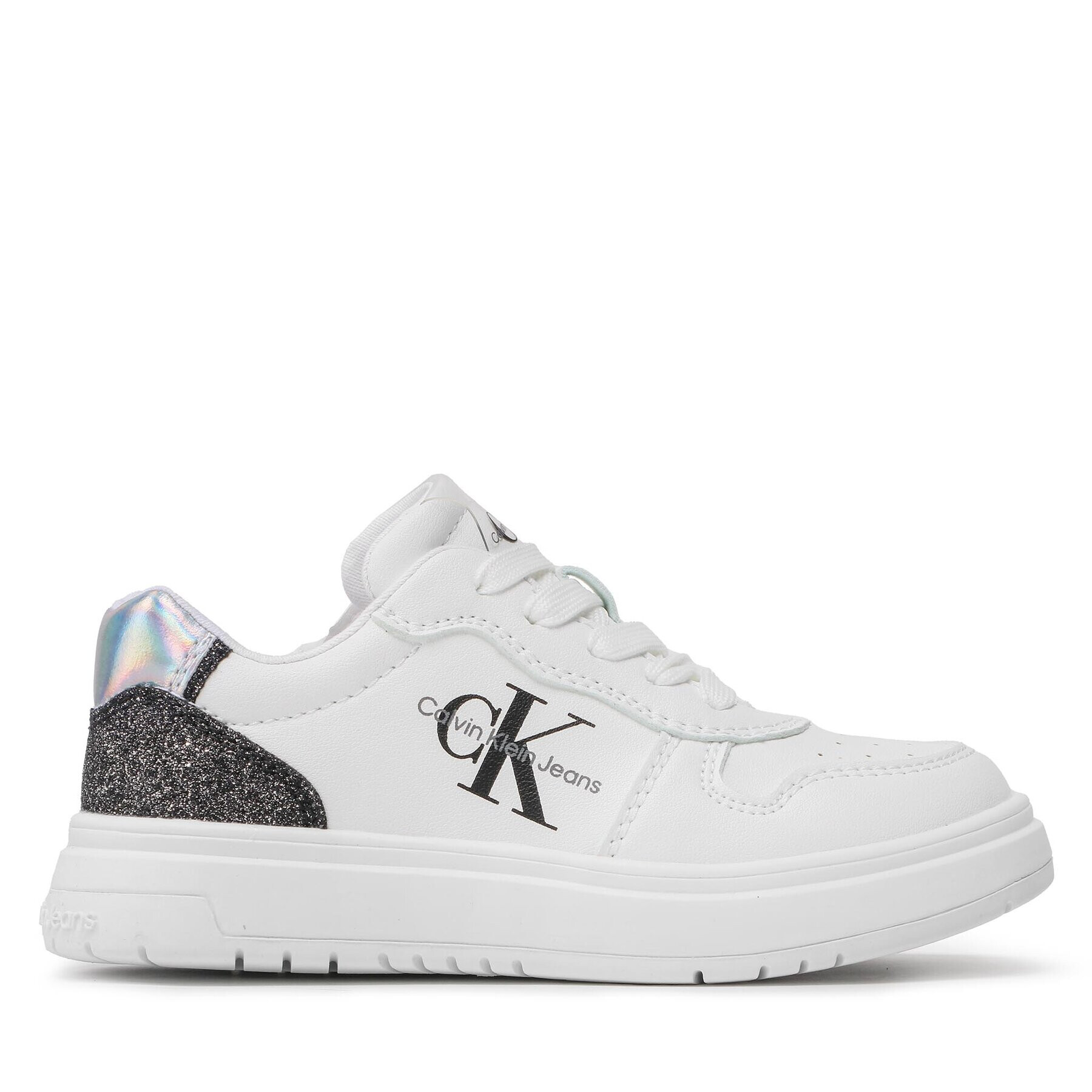 Calvin Klein Jeans Sneakersy Low Cut Lace-Up Sneaker V3A9-80471-1439 Bílá - Pepit.cz