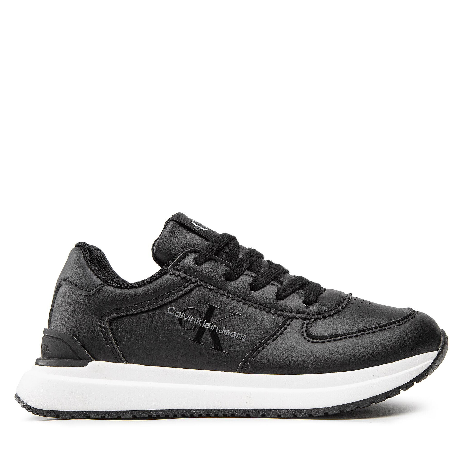 Calvin Klein Jeans Sneakersy Low Cut Lace-Up Sneaker V3B9-80380-1355 Černá - Pepit.cz