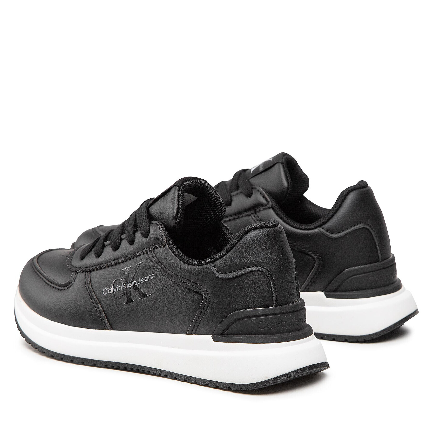 Calvin Klein Jeans Sneakersy Low Cut Lace-Up Sneaker V3B9-80380-1355 Černá - Pepit.cz