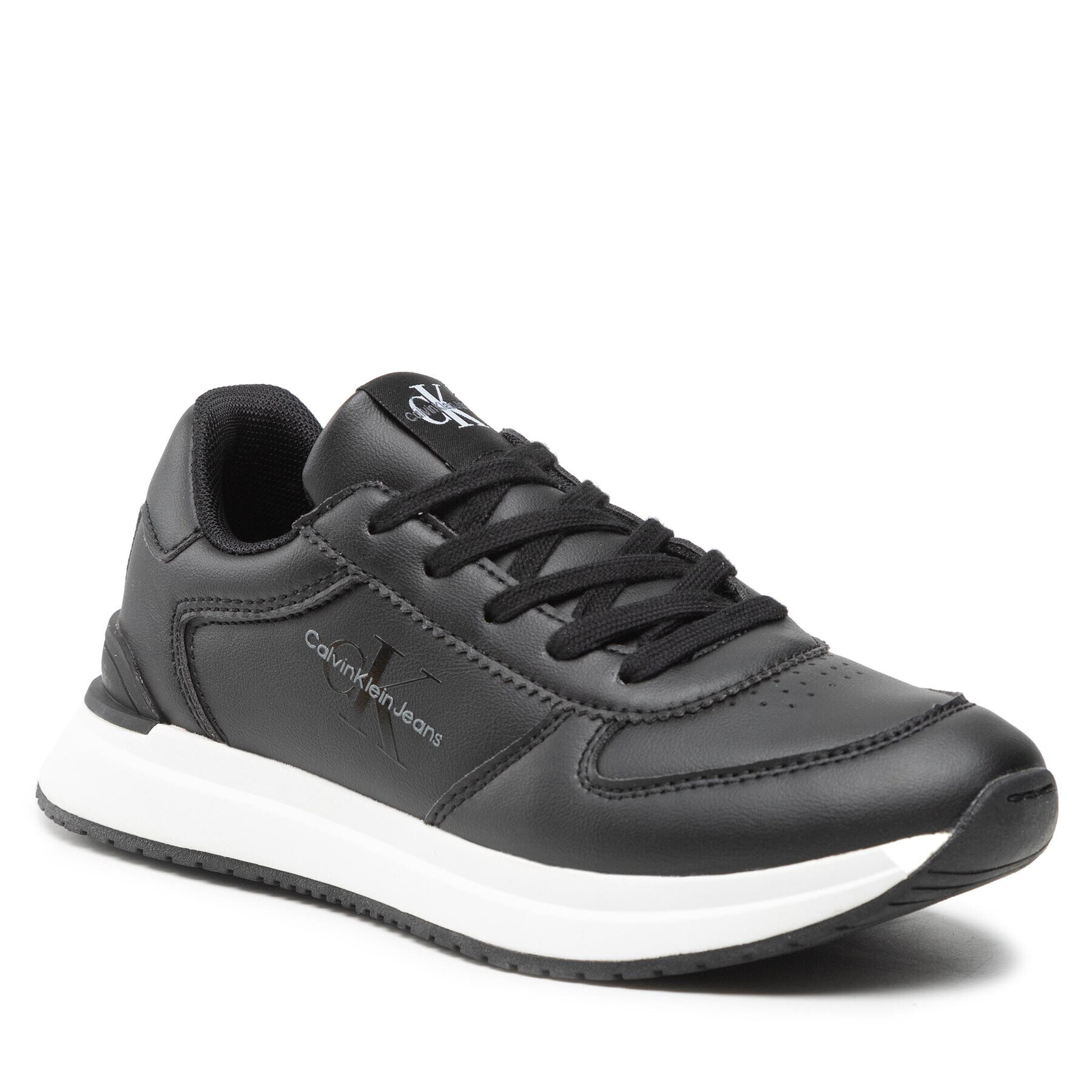 Calvin Klein Jeans Sneakersy Low Cut Lace-Up Sneaker V3B9-80380-1355 S Černá - Pepit.cz