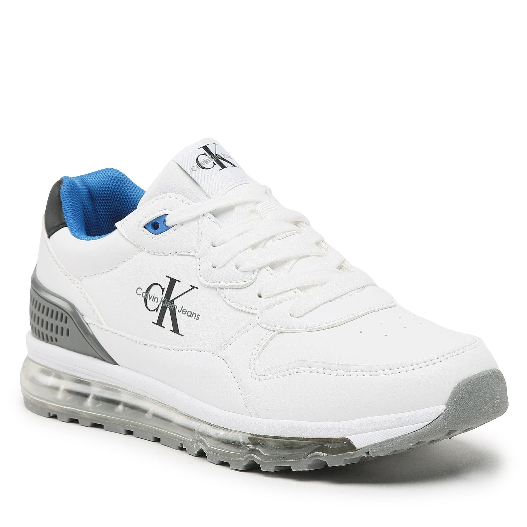 Calvin Klein Jeans Sneakersy Low Cut Lace-Up Sneaker V3B9-80388-0289 M Bílá - Pepit.cz