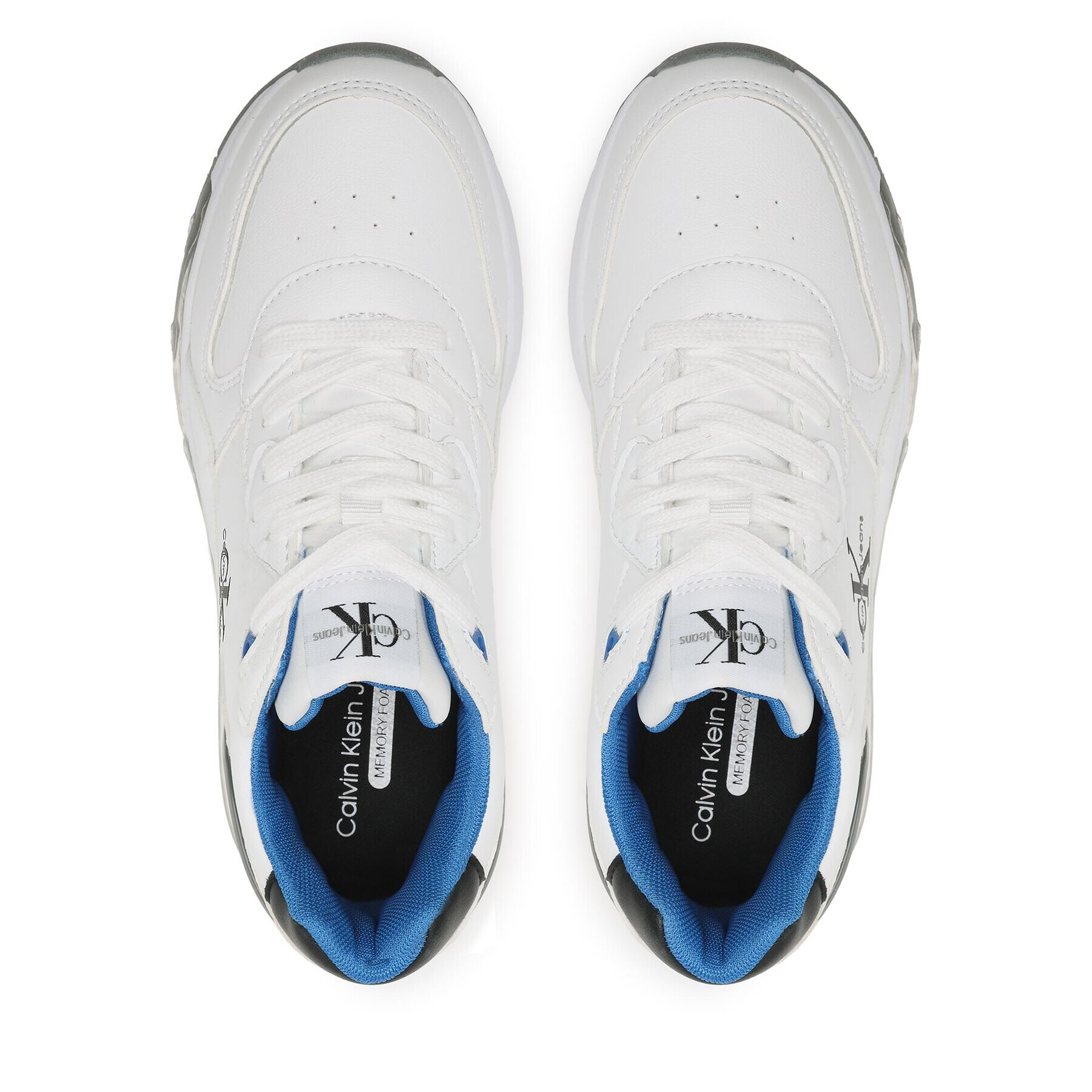 Calvin Klein Jeans Sneakersy Low Cut Lace-Up Sneaker V3B9-80388-0289 M Bílá - Pepit.cz