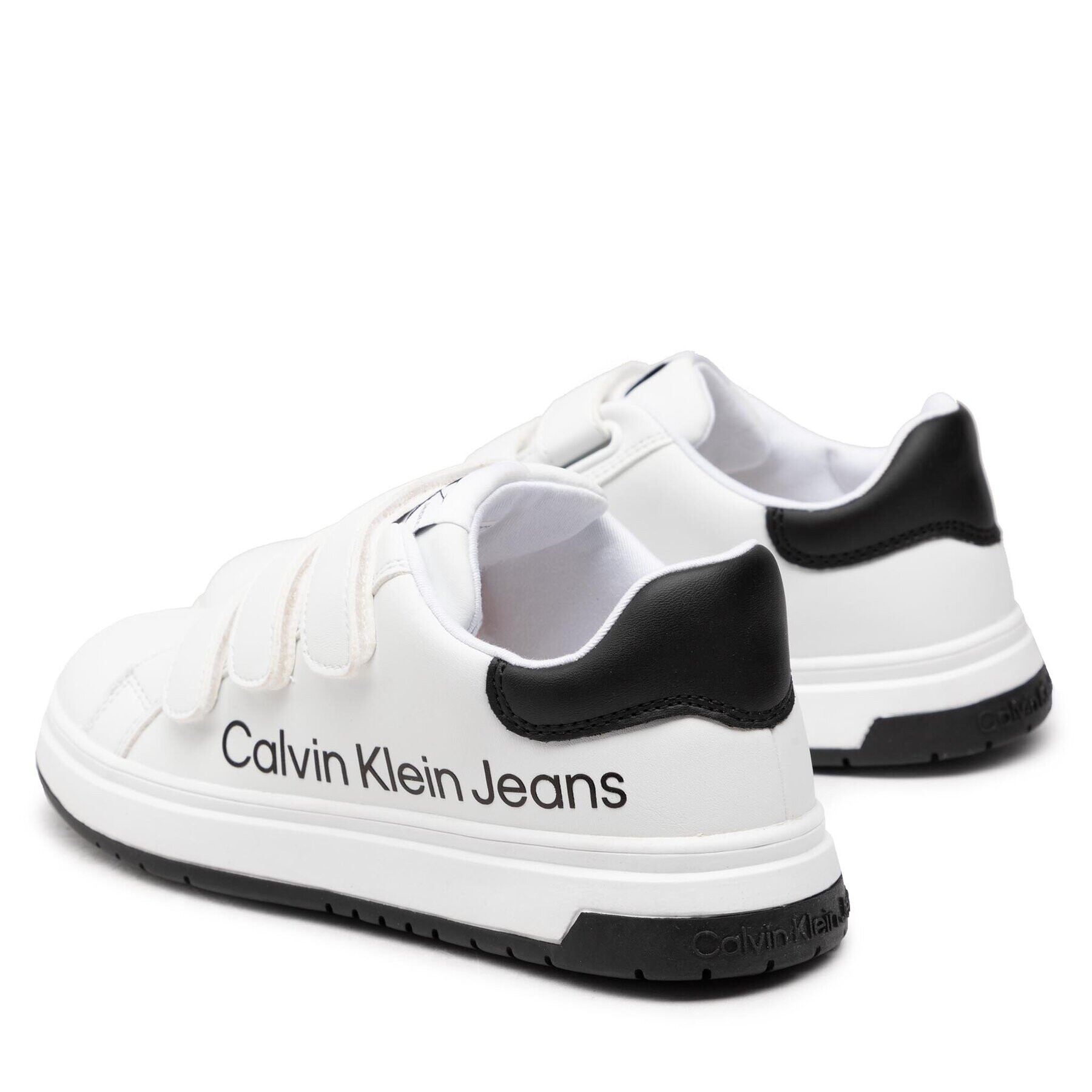 Calvin Klein Jeans Sneakersy Low Cut Lace-Up Sneaker V3X9-80335-1355 S Bílá - Pepit.cz