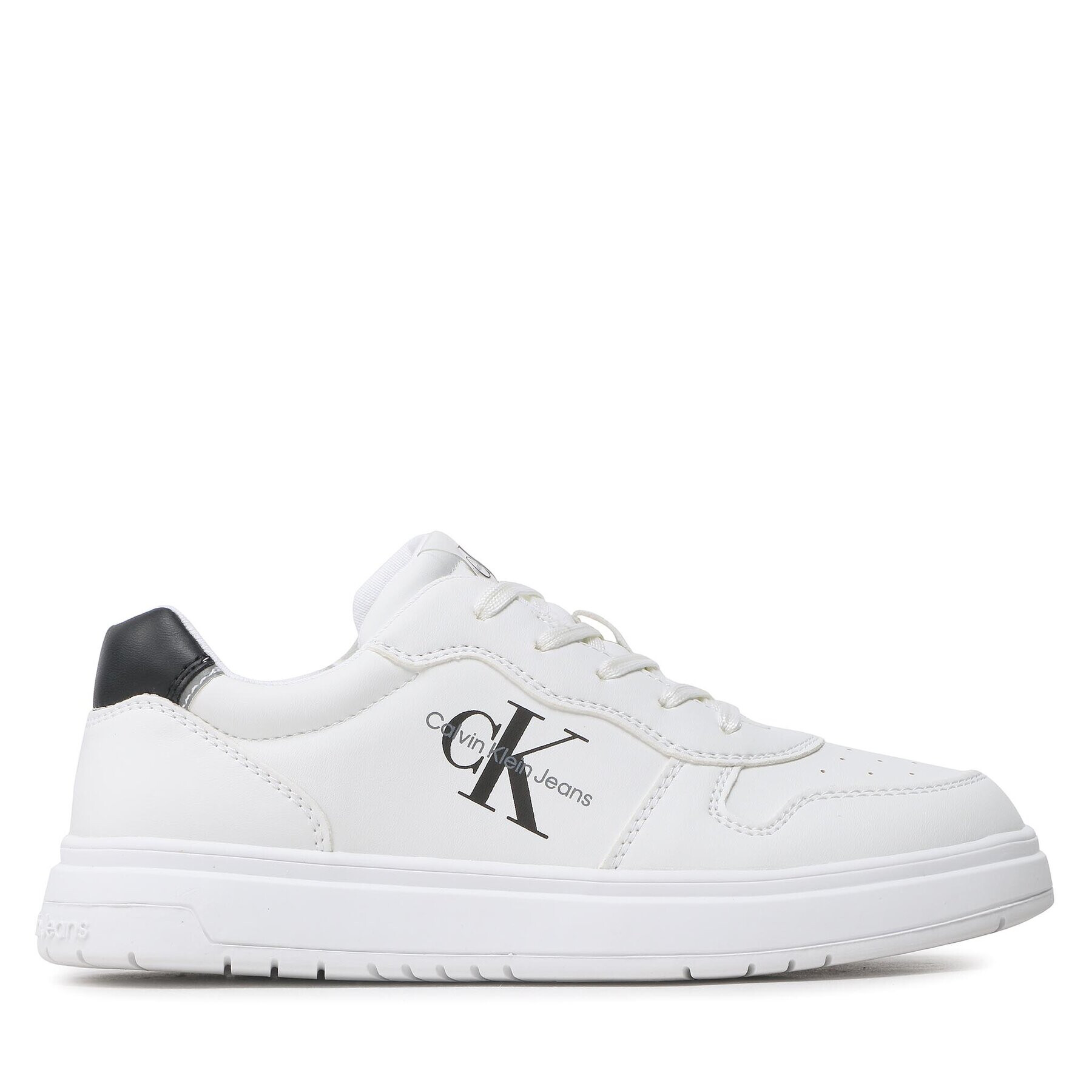 Calvin Klein Jeans Sneakersy Low Cut Lace-Up Sneaker V3X9-80553-1355 S Bílá - Pepit.cz