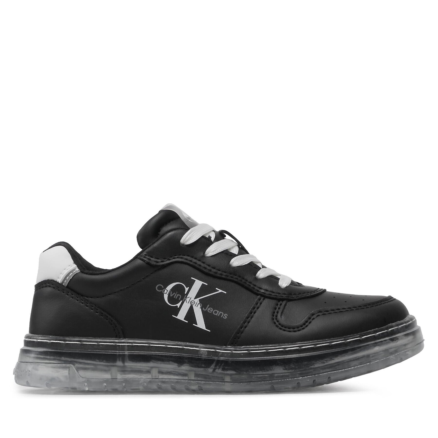 Calvin Klein Jeans Sneakersy Low Cut Lace-Up Sneaker V3X9-80554-1355 S Černá - Pepit.cz