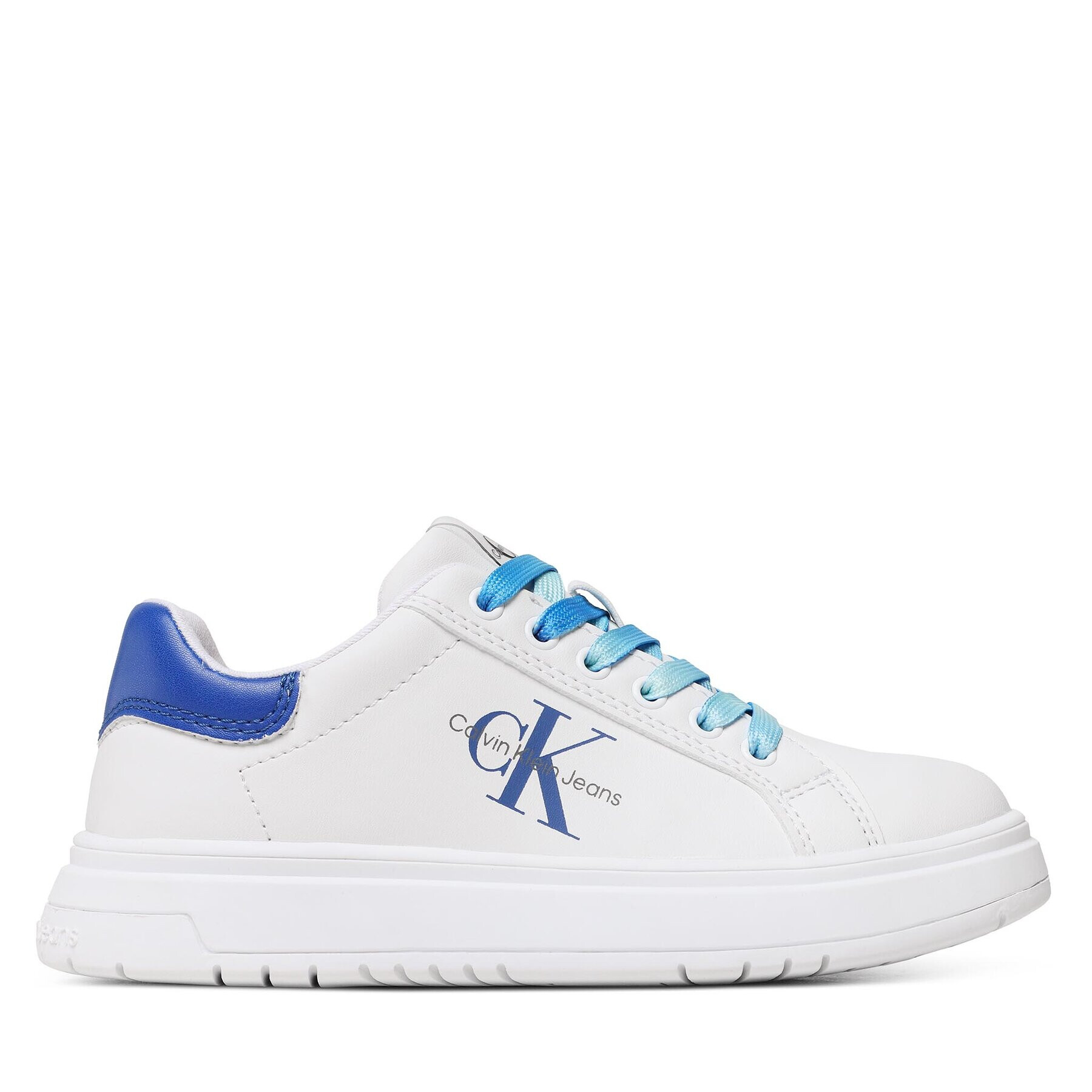 Calvin Klein Jeans Sneakersy Low Cut Lace-Up Sneaker V3X9-80556-1355 M Bílá - Pepit.cz