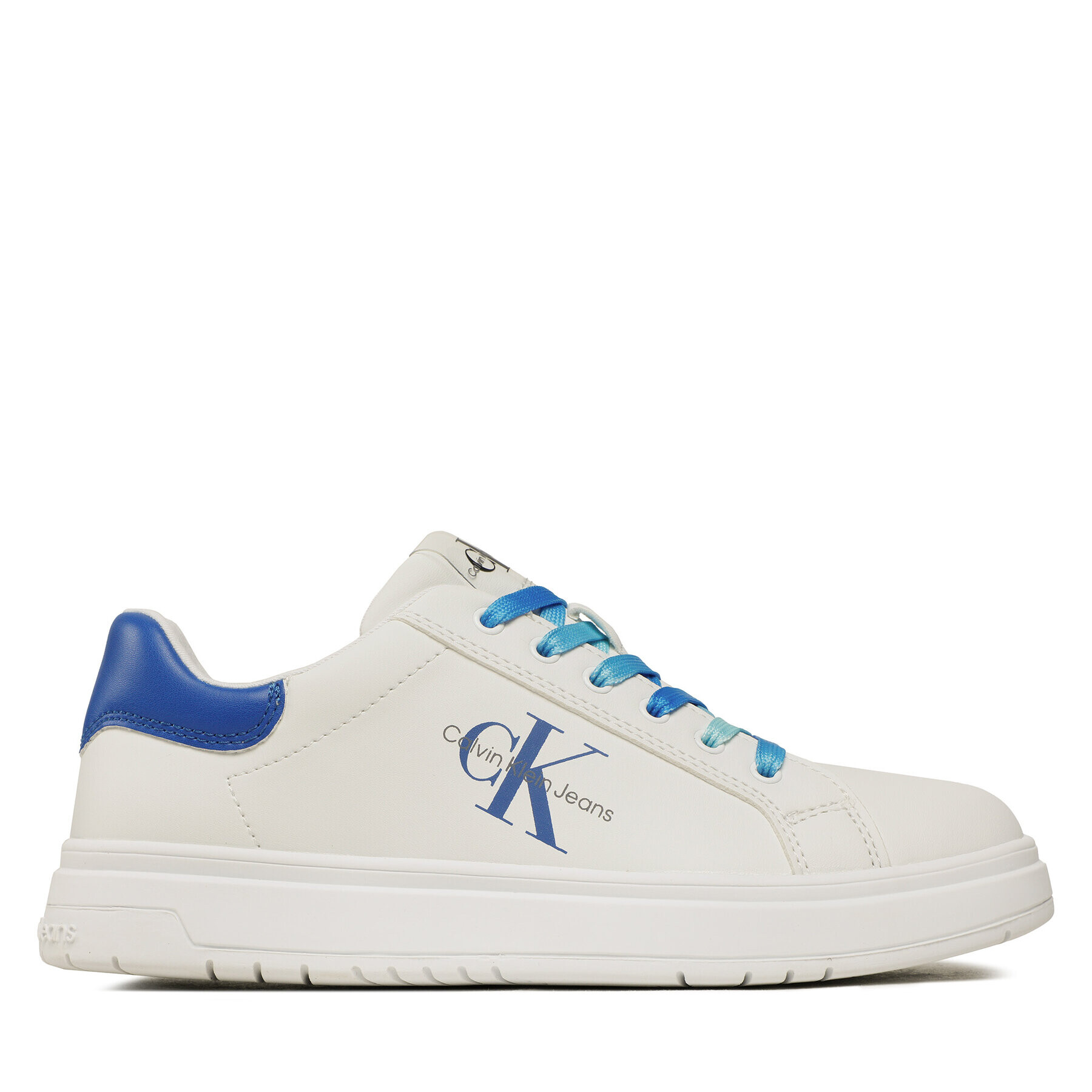 Calvin Klein Jeans Sneakersy Low Cut Lace-Up Sneaker V3X9-80556-1355 S Bílá - Pepit.cz