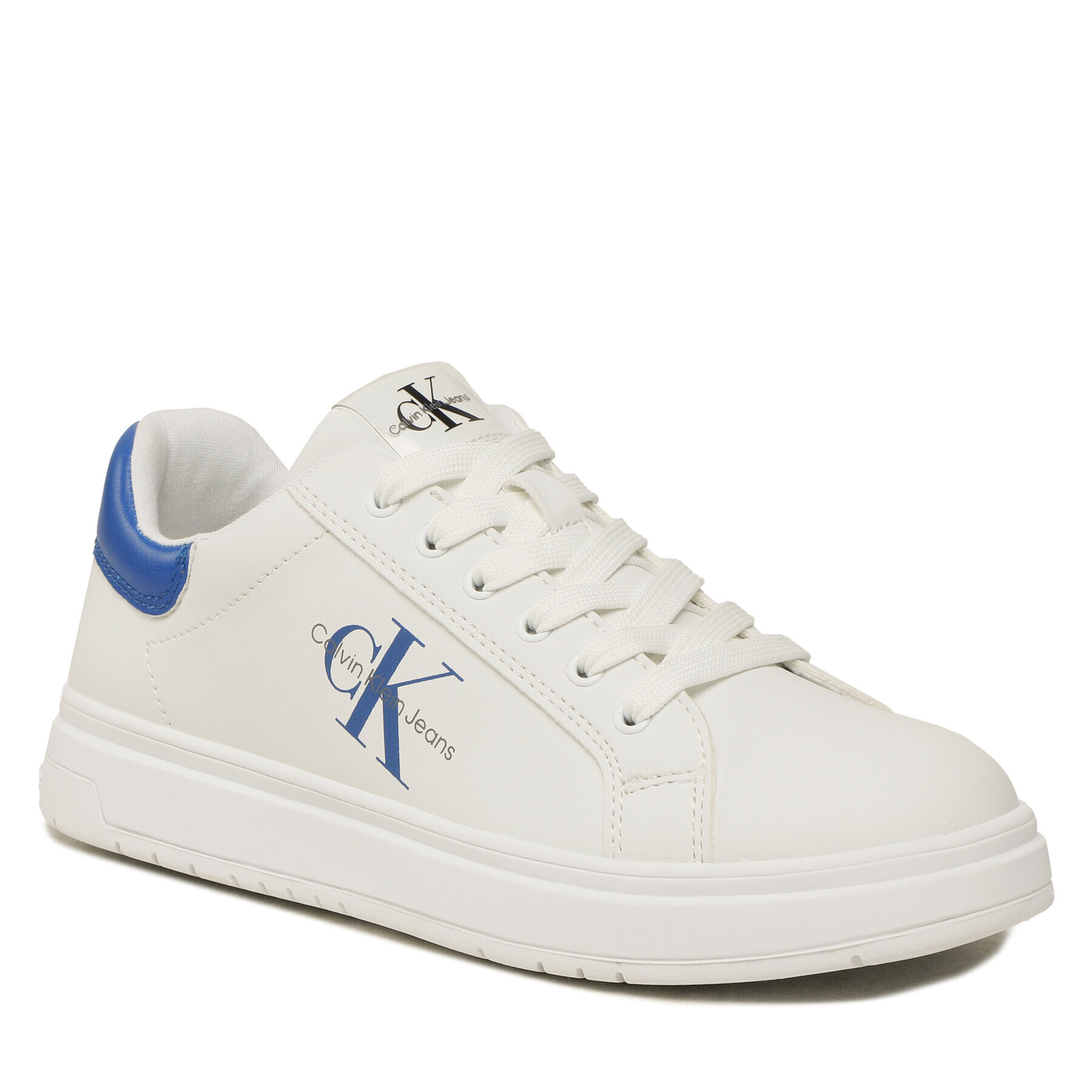 Calvin Klein Jeans Sneakersy Low Cut Lace-Up Sneaker V3X9-80556-1355 S Bílá - Pepit.cz