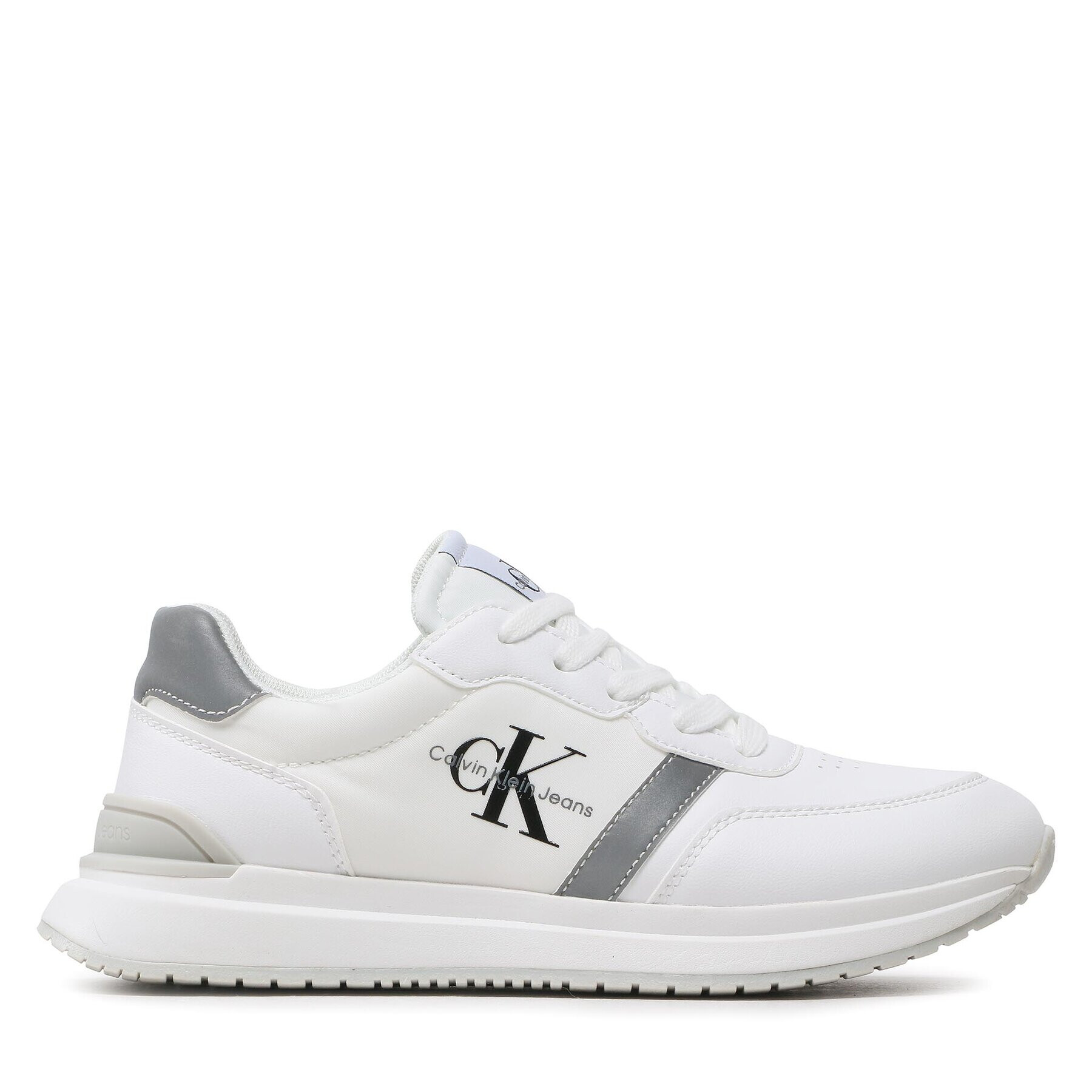 Calvin Klein Jeans Sneakersy Low Cut Lace-Up Sneaker V3X9-80580-1594 S Bílá - Pepit.cz