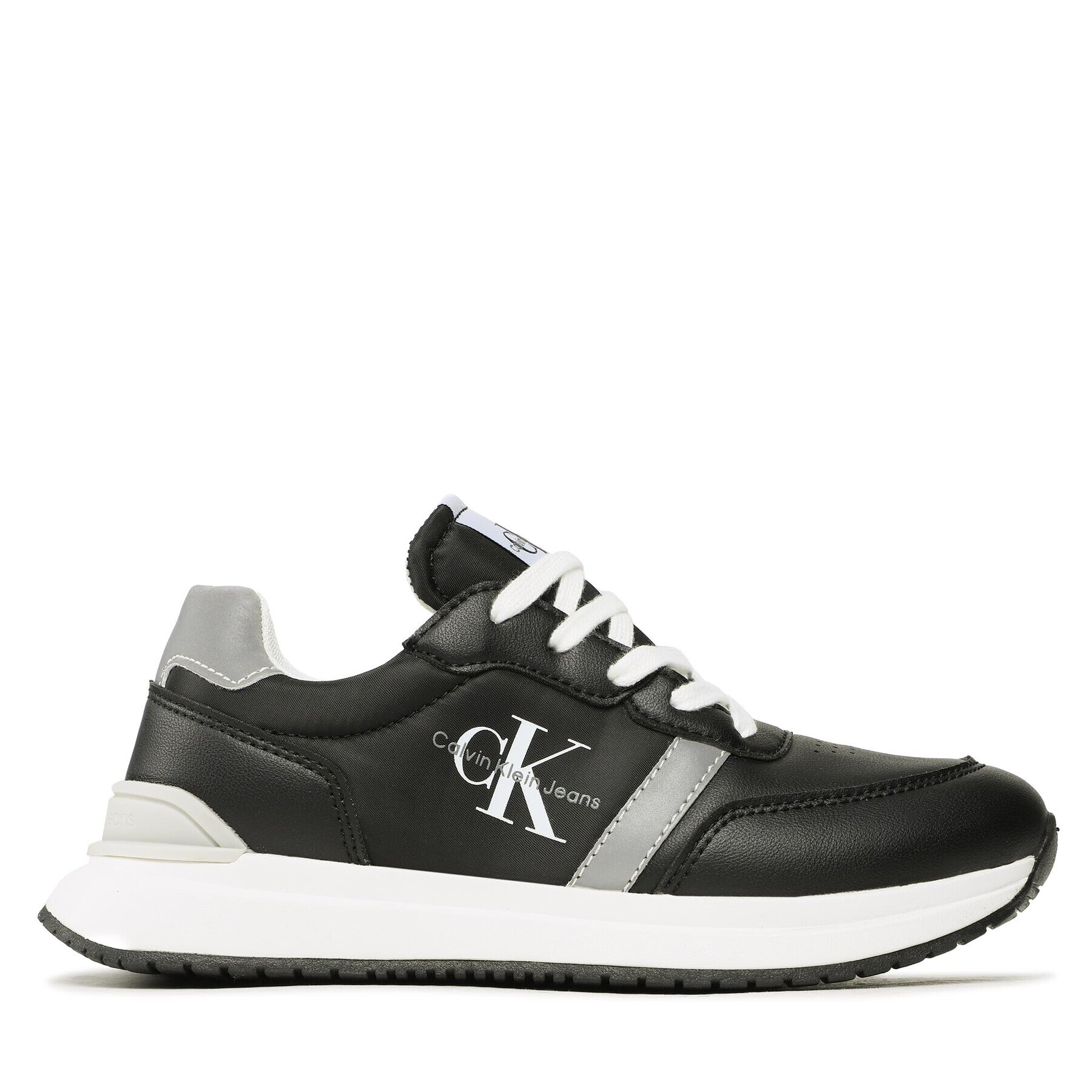 Calvin Klein Jeans Sneakersy Low Cut Lace-Up Sneaker V3X9-80580-1594 S Černá - Pepit.cz