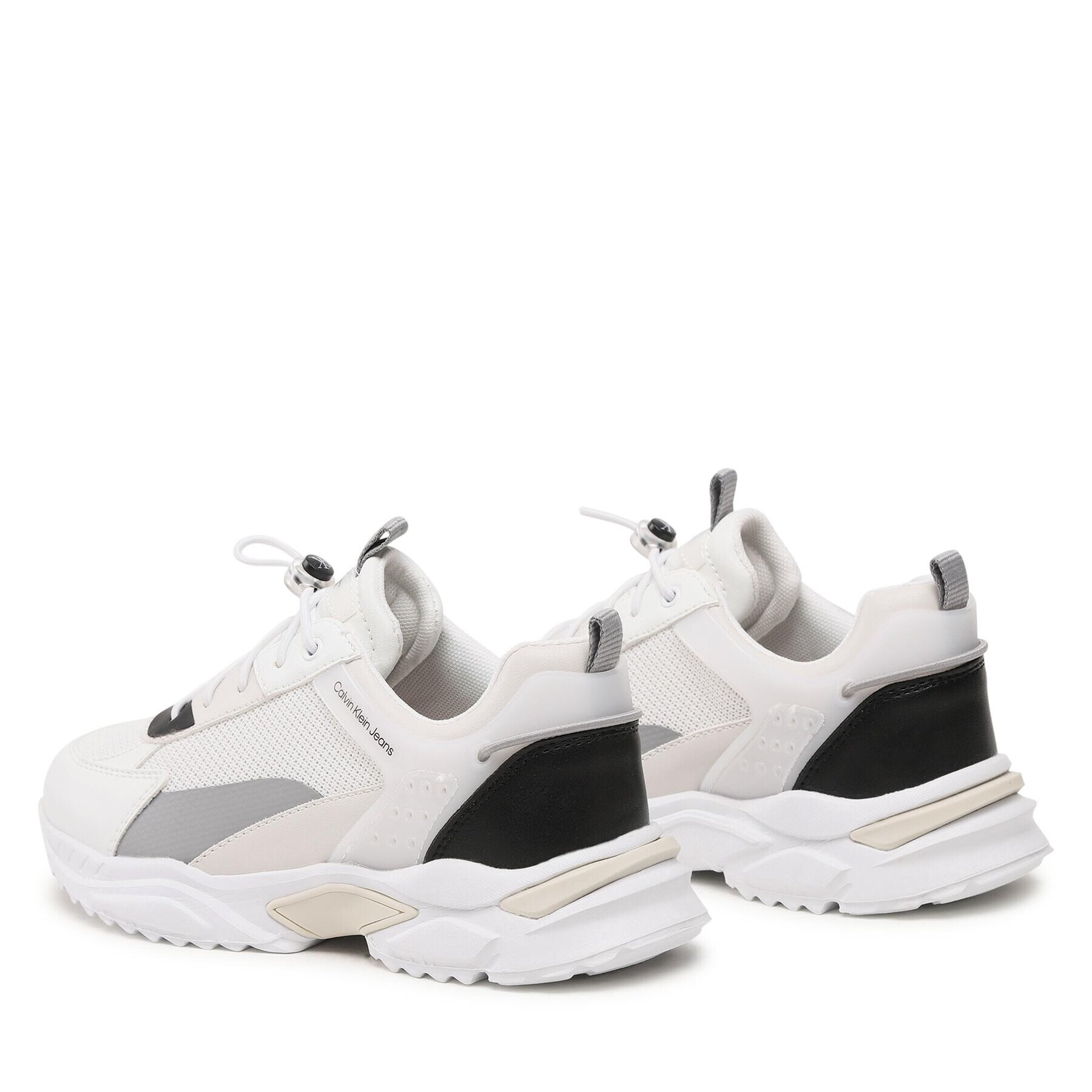 Calvin Klein Jeans Sneakersy Low Cut Lace-Up Sneaker V3X9-80600-1594 S Bílá - Pepit.cz