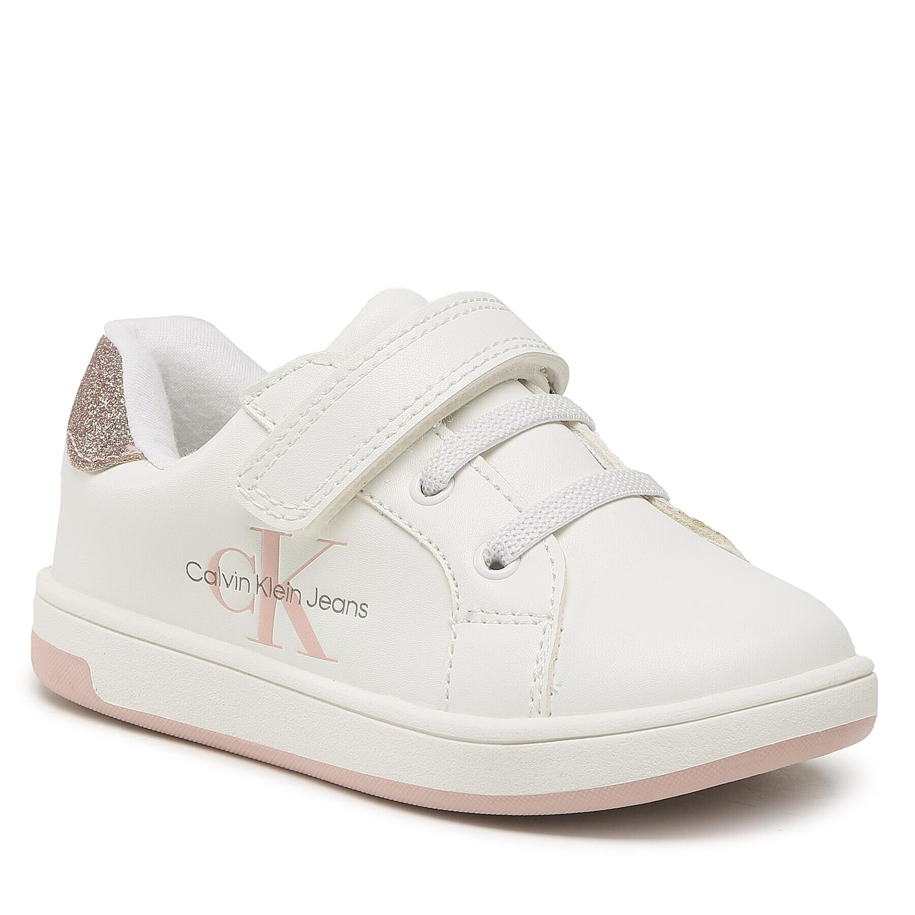 Calvin Klein Jeans Sneakersy Low Cut Lace-Up V1A9-80235-1439 Bílá - Pepit.cz