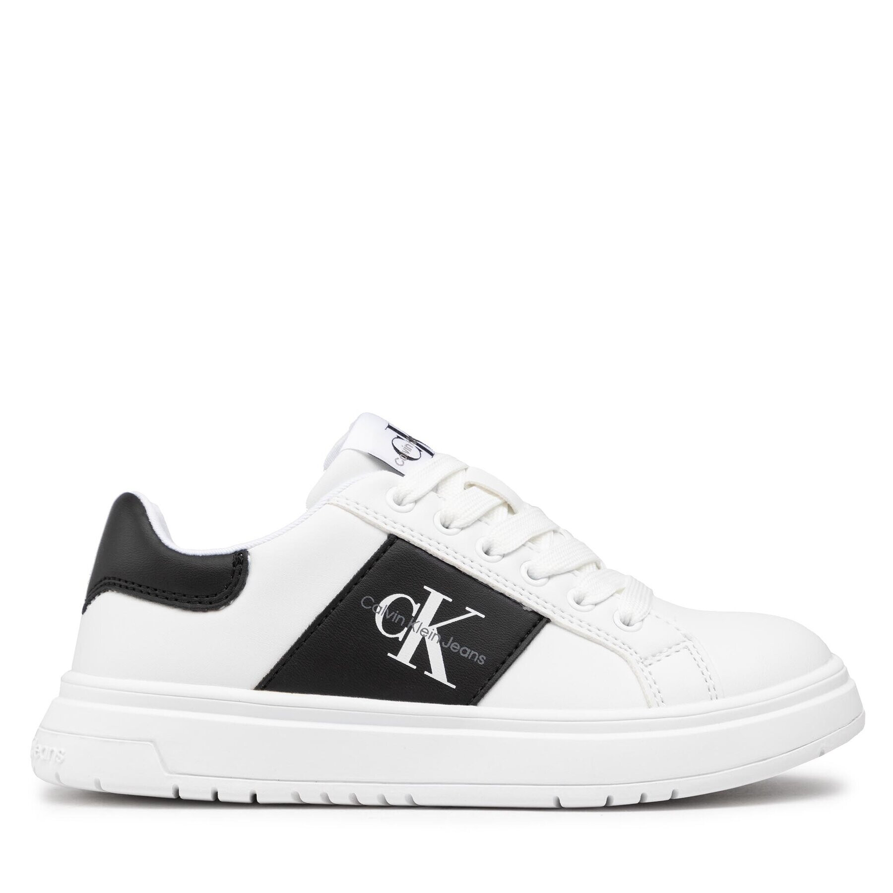 Calvin Klein Jeans Sneakersy Low Cut Lace-Up V3X9-80338-1355 M Bílá - Pepit.cz