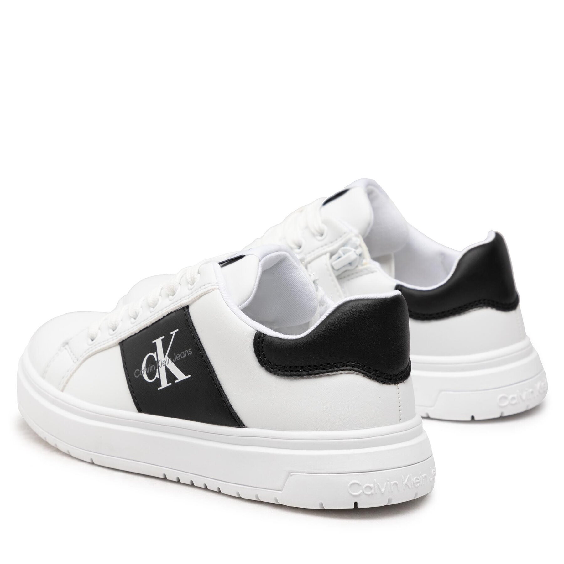 Calvin Klein Jeans Sneakersy Low Cut Lace-Up V3X9-80338-1355 M Bílá - Pepit.cz