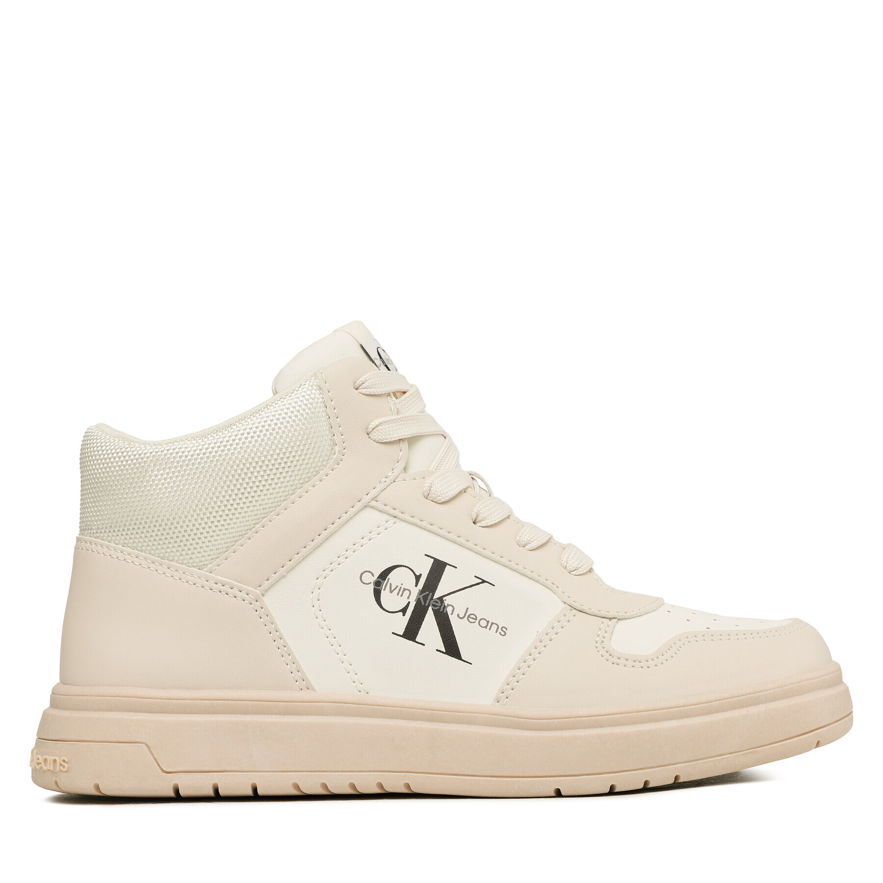 Calvin Klein Jeans Sneakersy Low Cut Lace-Up V3X9-80555-1355 S Béžová - Pepit.cz