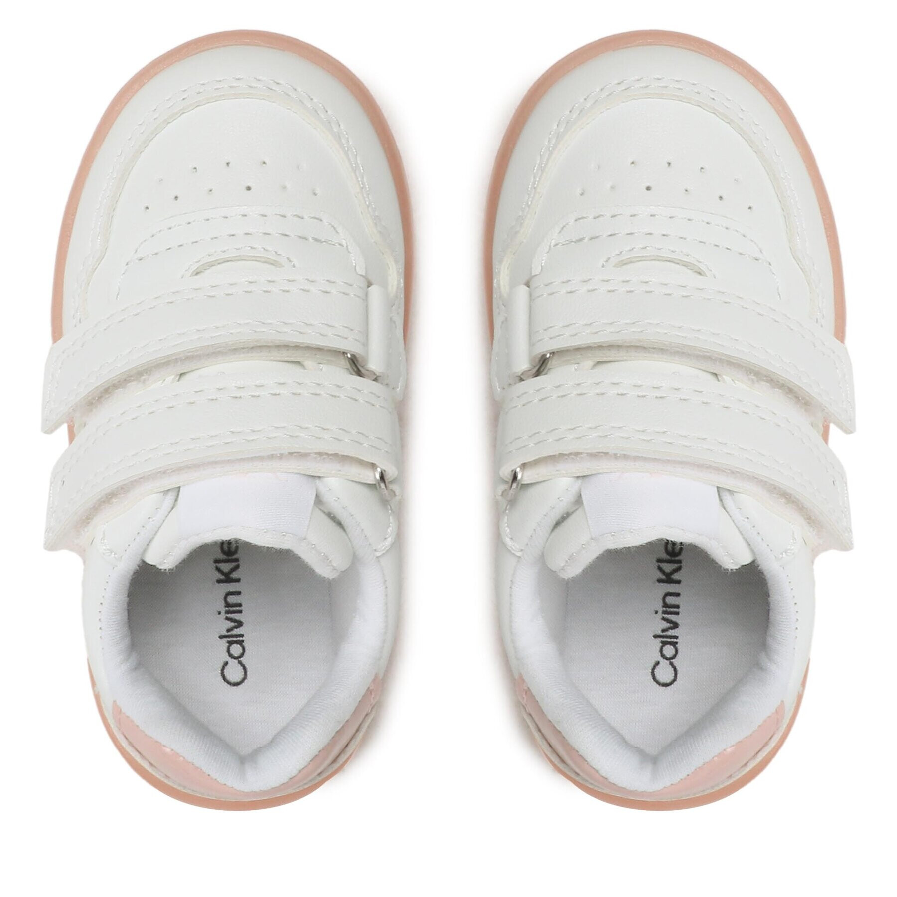 Calvin Klein Jeans Sneakersy Low Cut Velcro Sneaker V1A9-80466-1355 M Bílá - Pepit.cz