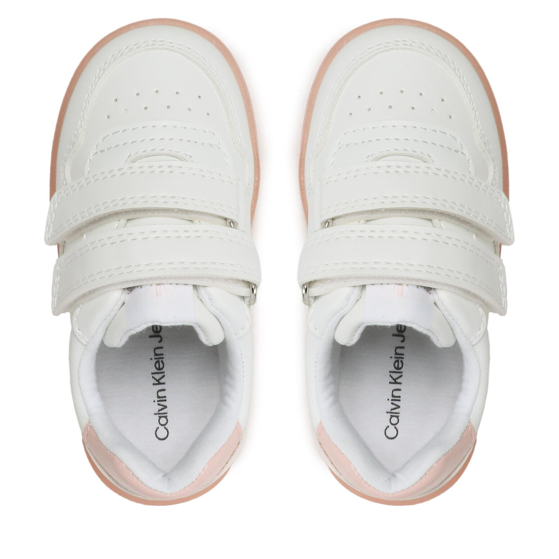 Calvin Klein Jeans Sneakersy Low Cut Velcro Sneaker V1A9-80466-1355 S Bílá - Pepit.cz