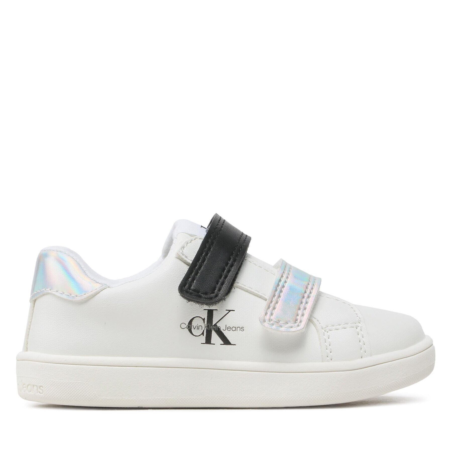 Calvin Klein Jeans Sneakersy Low Cut Velcro Sneaker V1A9-80467-1355 S Bílá - Pepit.cz