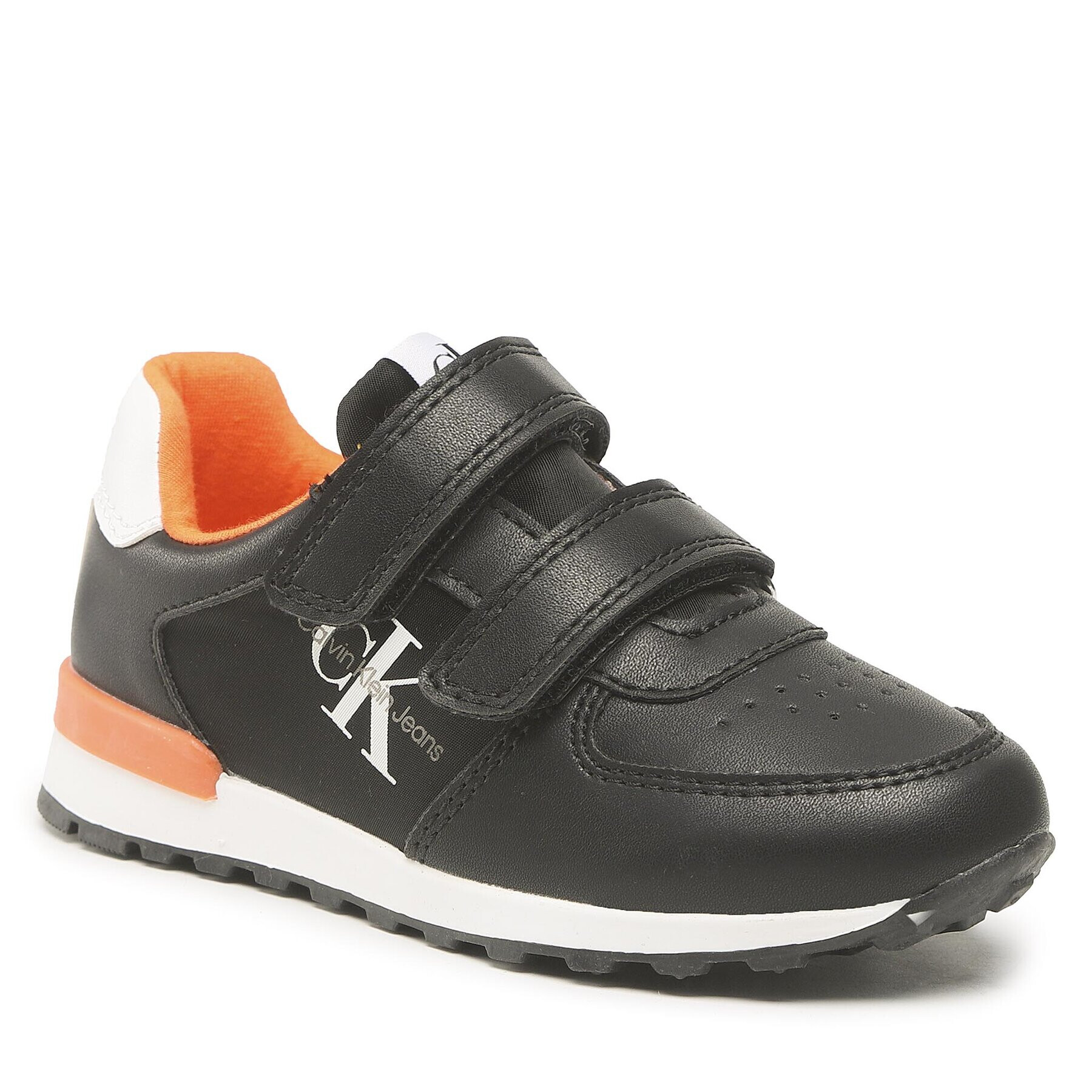 Calvin Klein Jeans Sneakersy Low Cut Velcro Sneaker V1B9-80375-1470 S Černá - Pepit.cz