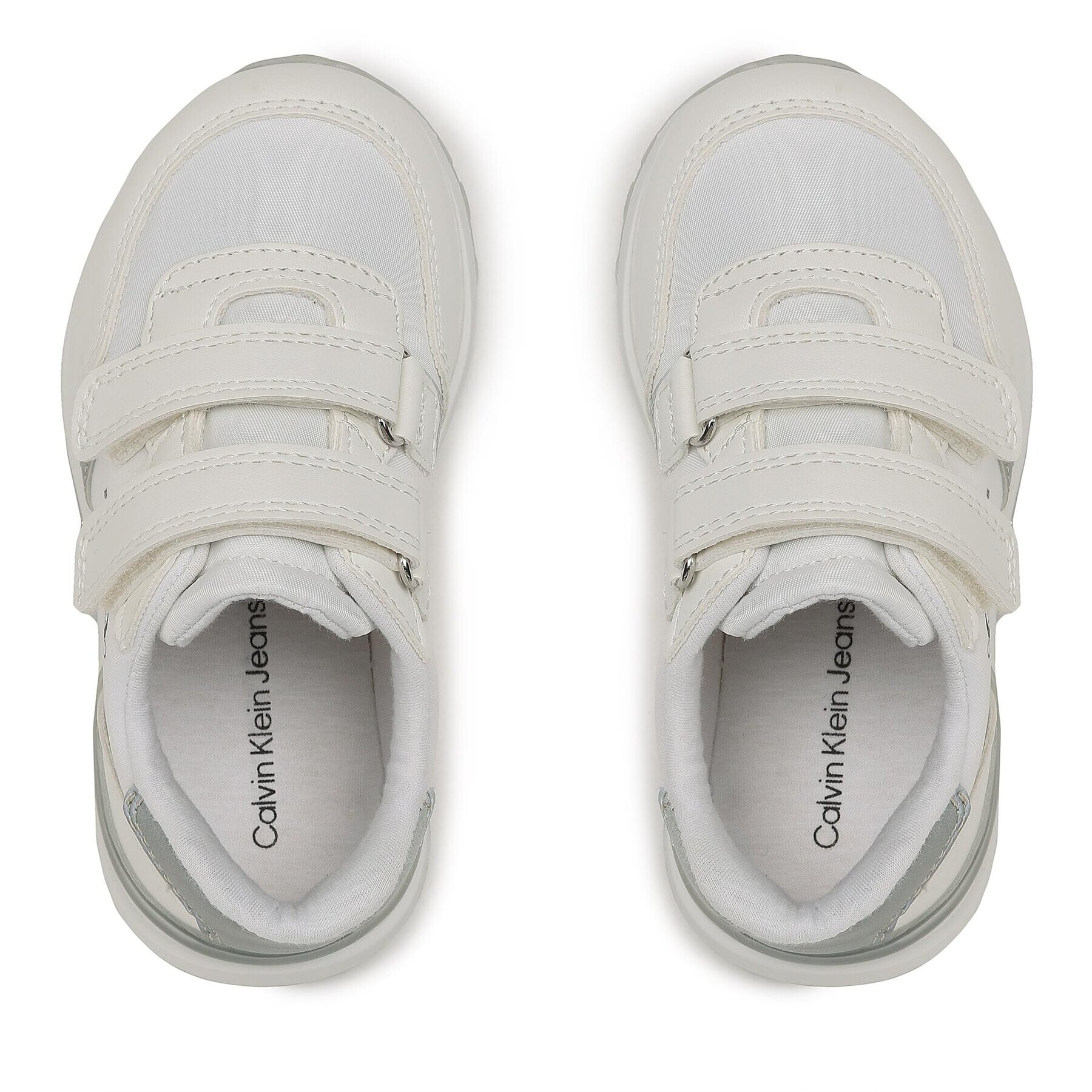 Calvin Klein Jeans Sneakersy Low Cut Velcro Sneaker V1B9-80573-1594 M Bílá - Pepit.cz