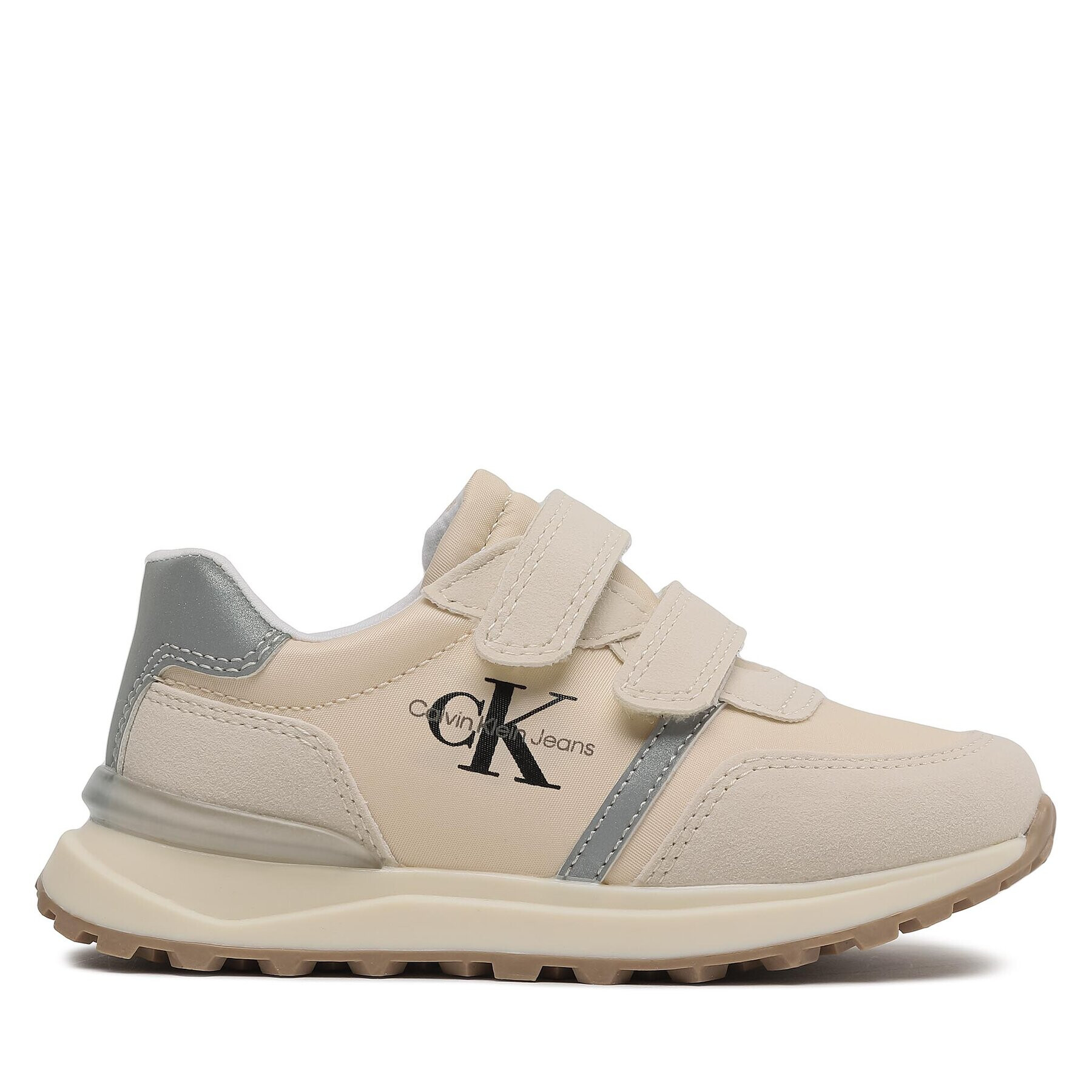 Calvin Klein Jeans Sneakersy Low Cut Velcro Sneaker V1B9-80574-1587 S Béžová - Pepit.cz