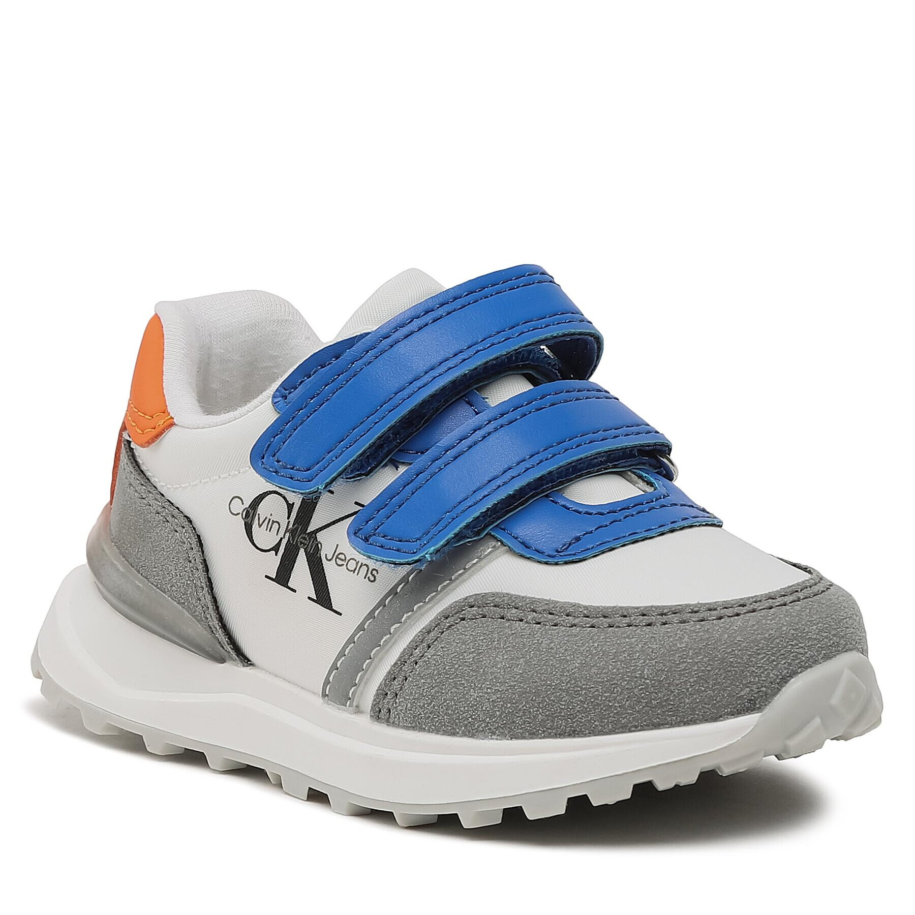 Calvin Klein Jeans Sneakersy Low Cut Velcro Sneaker V1B9-80577-1587 M Bílá - Pepit.cz