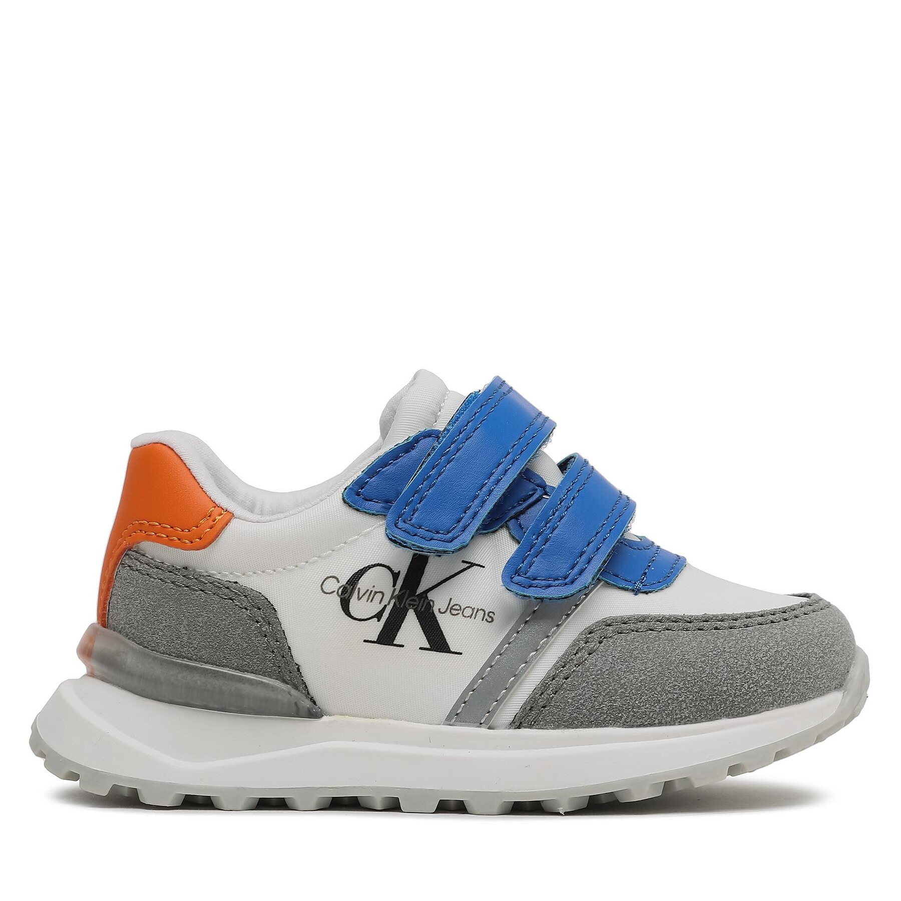 Calvin Klein Jeans Sneakersy Low Cut Velcro Sneaker V1B9-80577-1587 M Bílá - Pepit.cz