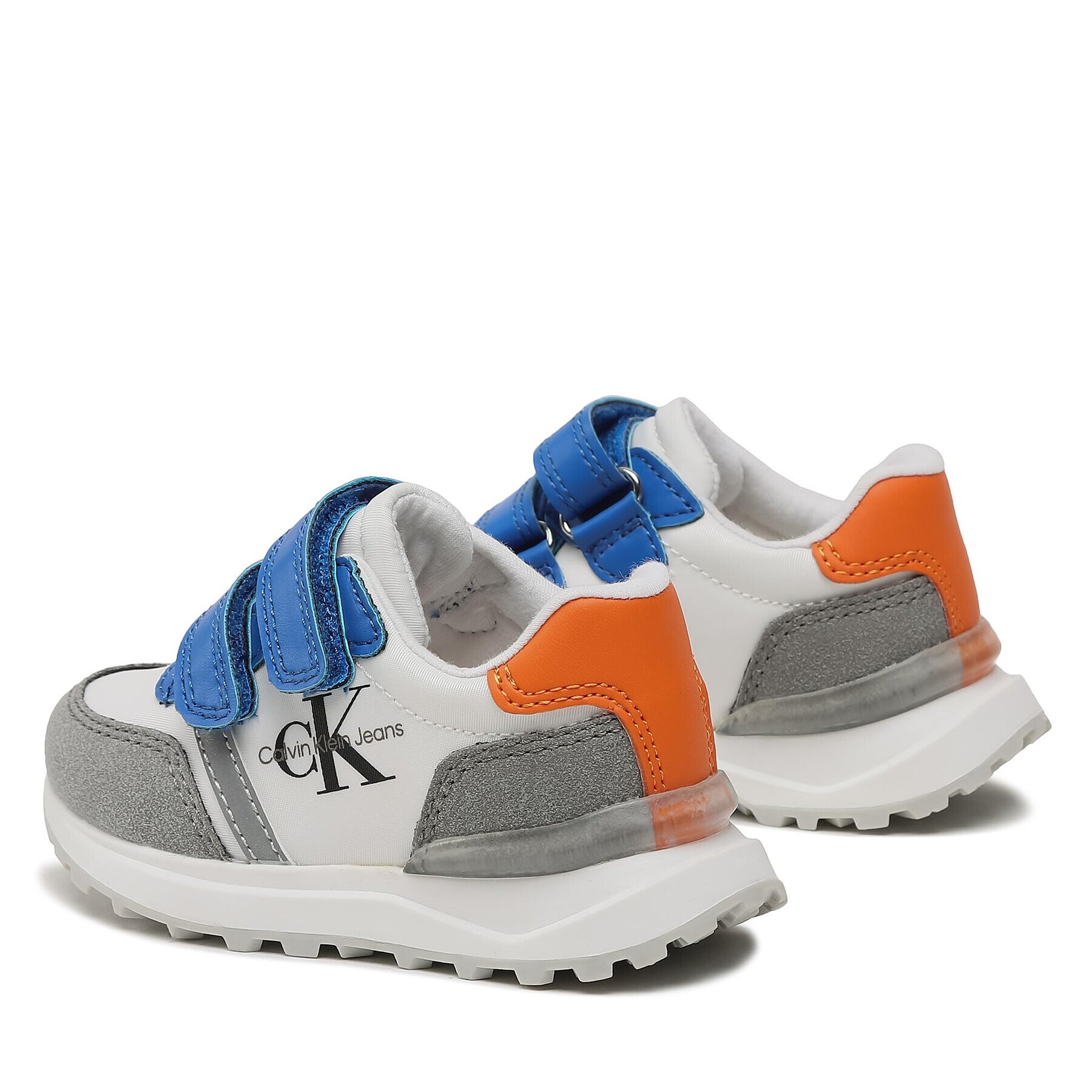 Calvin Klein Jeans Sneakersy Low Cut Velcro Sneaker V1B9-80577-1587 M Bílá - Pepit.cz