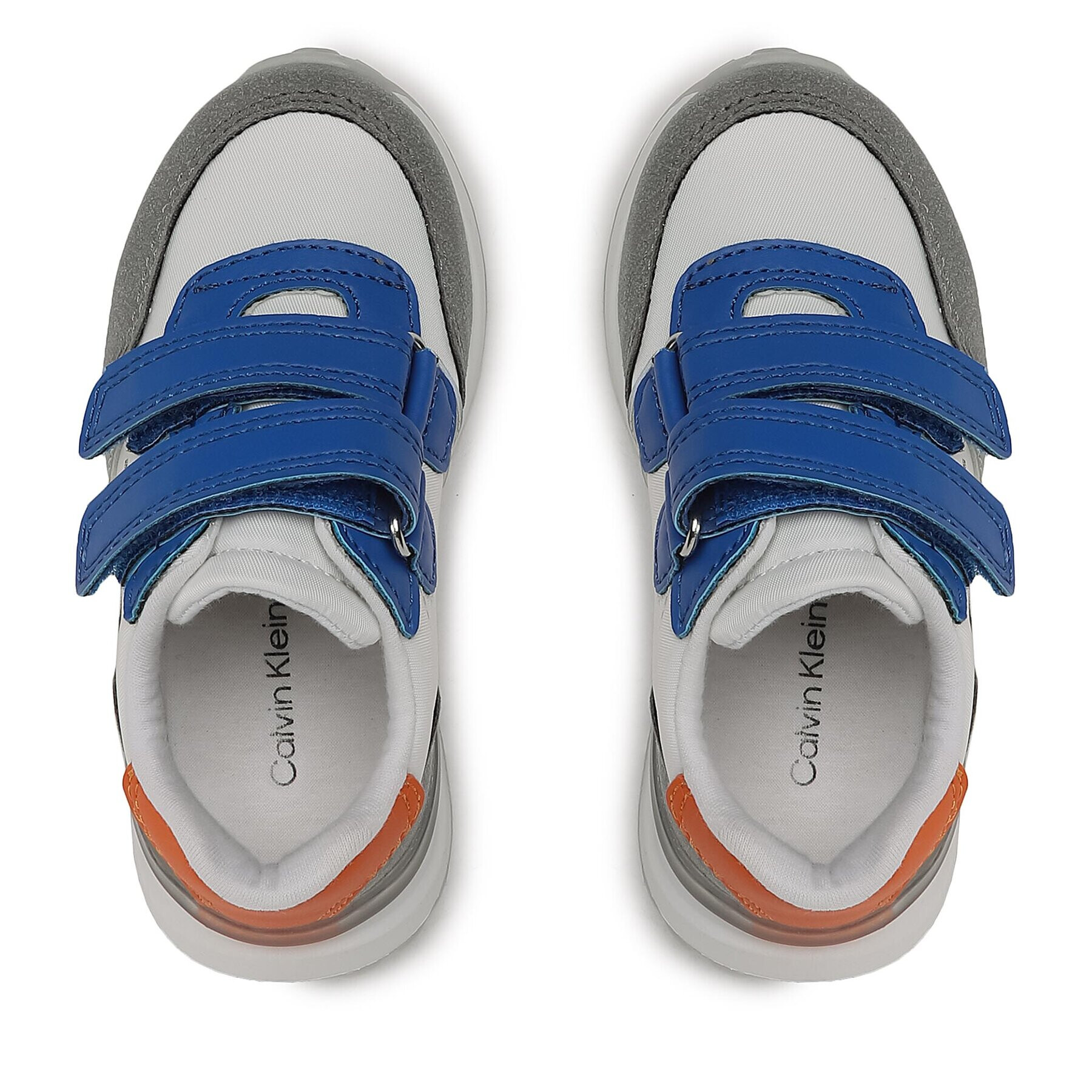 Calvin Klein Jeans Sneakersy Low Cut Velcro Sneaker V1B9-80577-1587 M Bílá - Pepit.cz