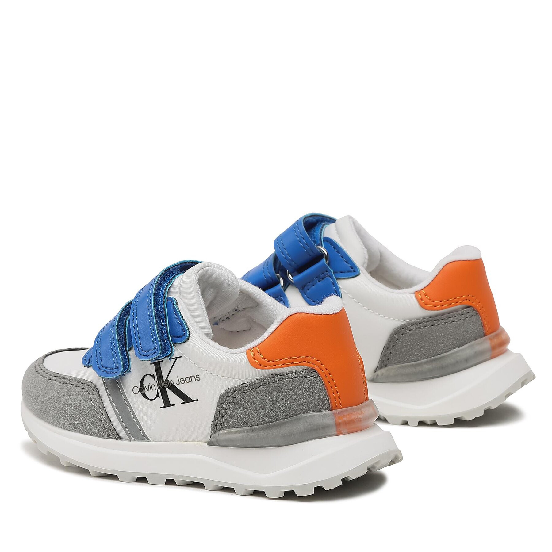 Calvin Klein Jeans Sneakersy Low Cut Velcro Sneaker V1B9-80577-1587 S Bílá - Pepit.cz