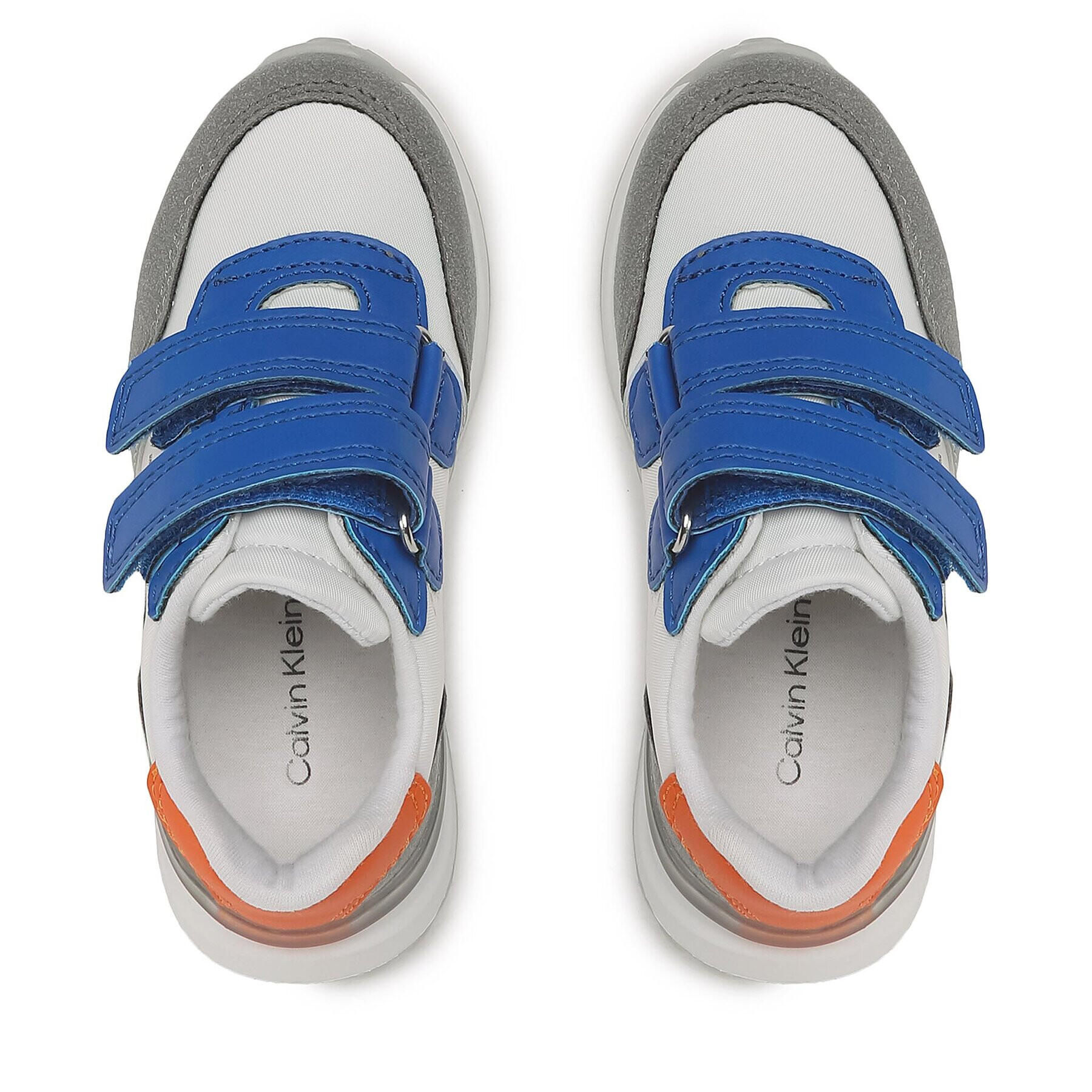 Calvin Klein Jeans Sneakersy Low Cut Velcro Sneaker V1B9-80577-1587 S Bílá - Pepit.cz