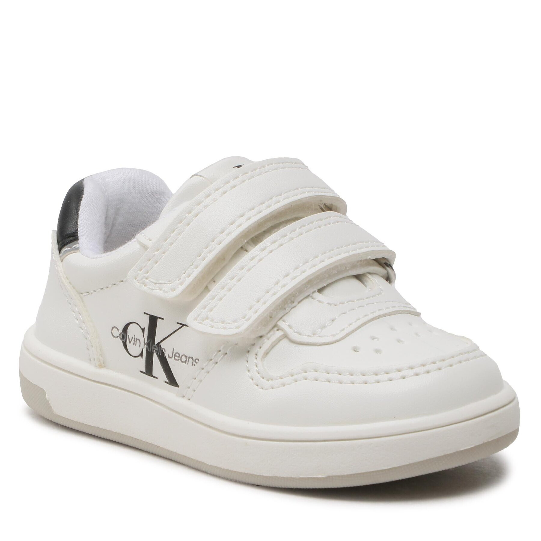 Calvin Klein Jeans Sneakersy Low Cut Velcro Sneaker V1X9-80548-1355 M Bílá - Pepit.cz