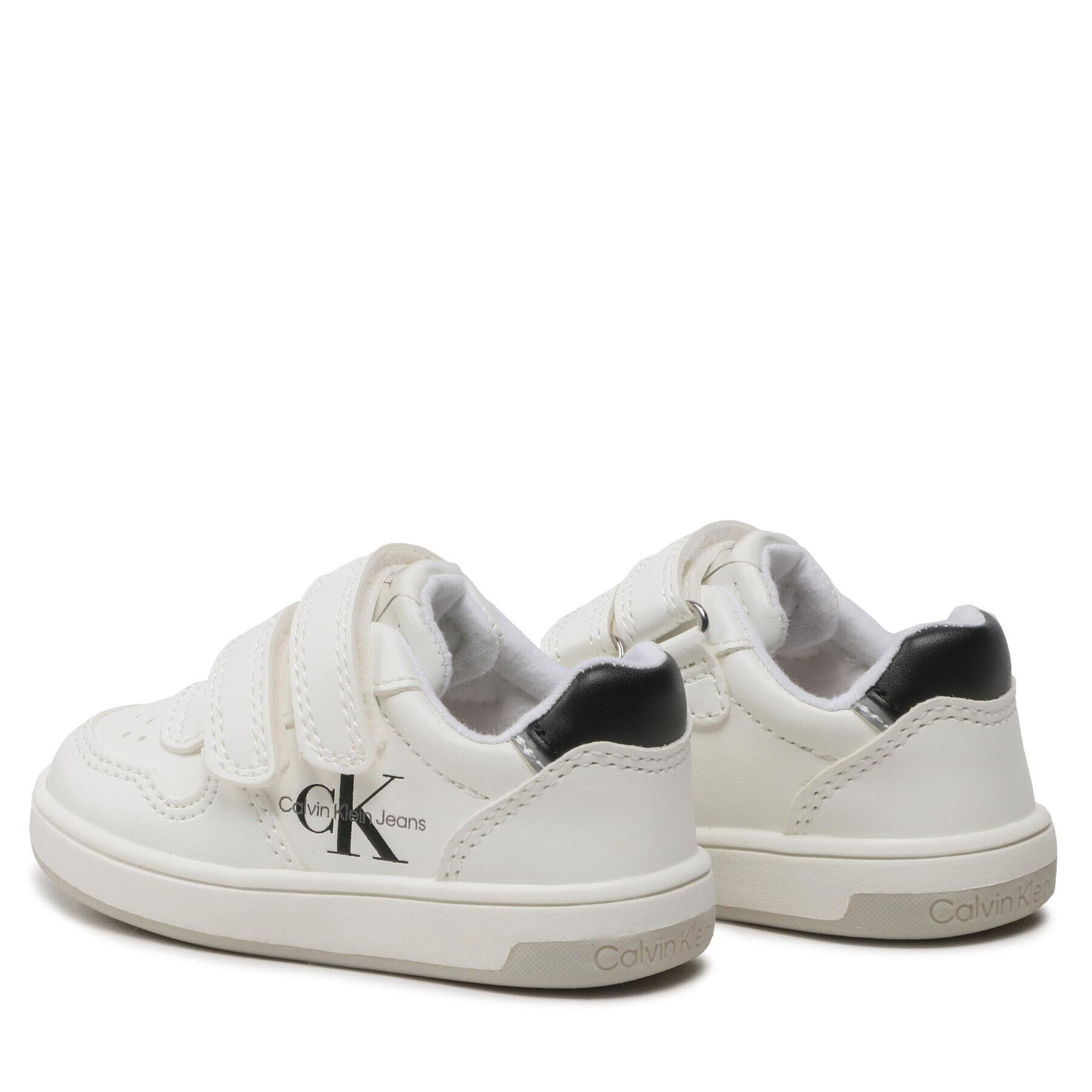 Calvin Klein Jeans Sneakersy Low Cut Velcro Sneaker V1X9-80548-1355 M Bílá - Pepit.cz