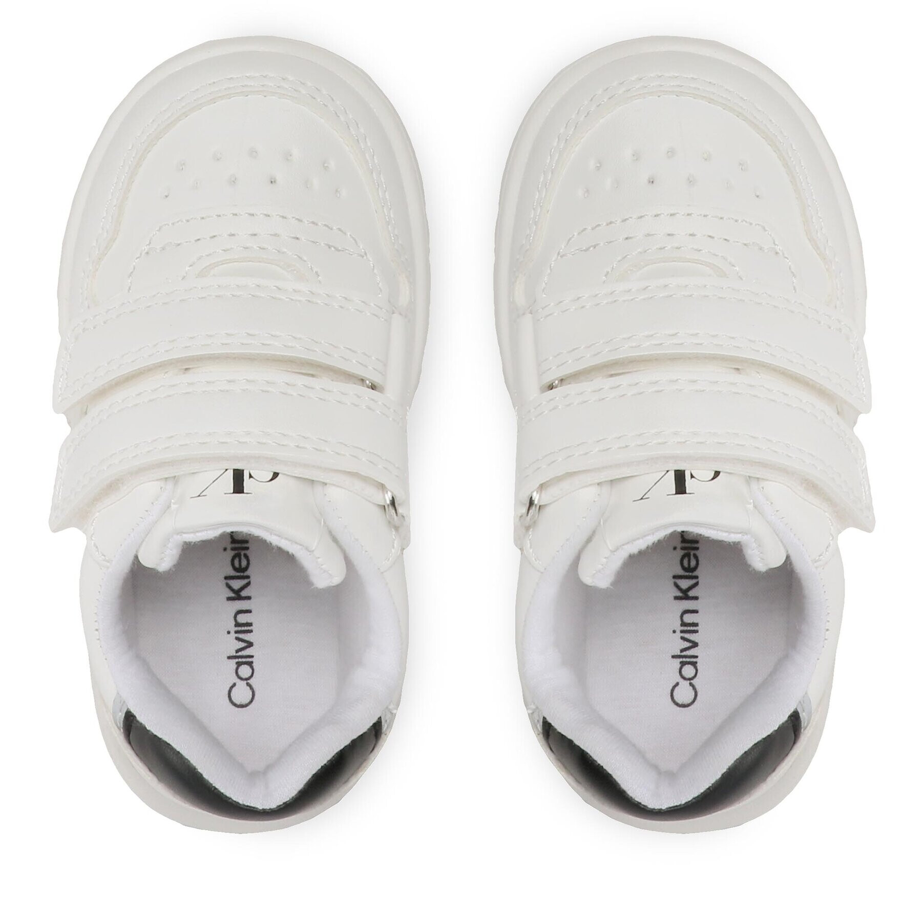 Calvin Klein Jeans Sneakersy Low Cut Velcro Sneaker V1X9-80548-1355 M Bílá - Pepit.cz