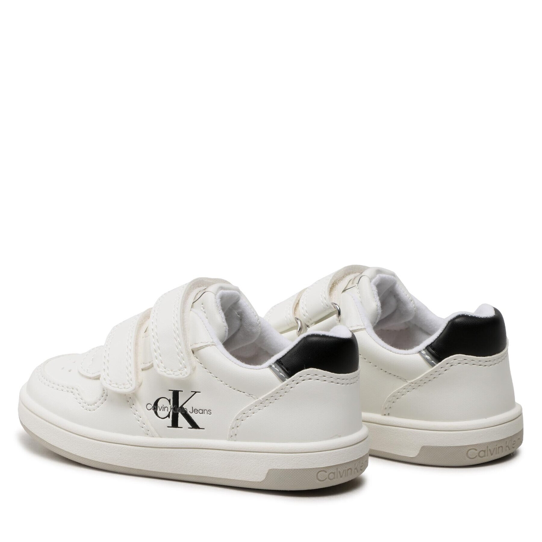 Calvin Klein Jeans Sneakersy Low Cut Velcro Sneaker V1X9-80548-1355 S Bílá - Pepit.cz