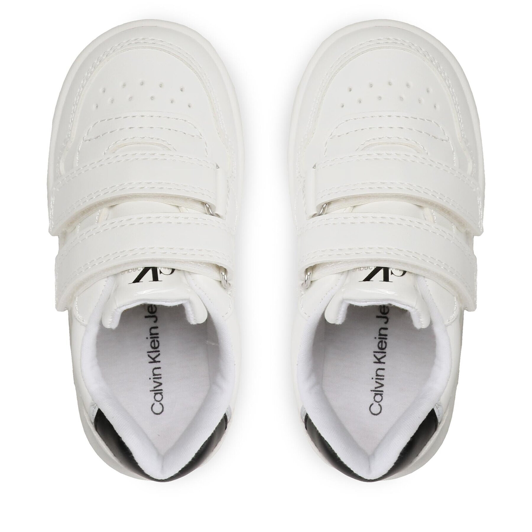 Calvin Klein Jeans Sneakersy Low Cut Velcro Sneaker V1X9-80548-1355 S Bílá - Pepit.cz