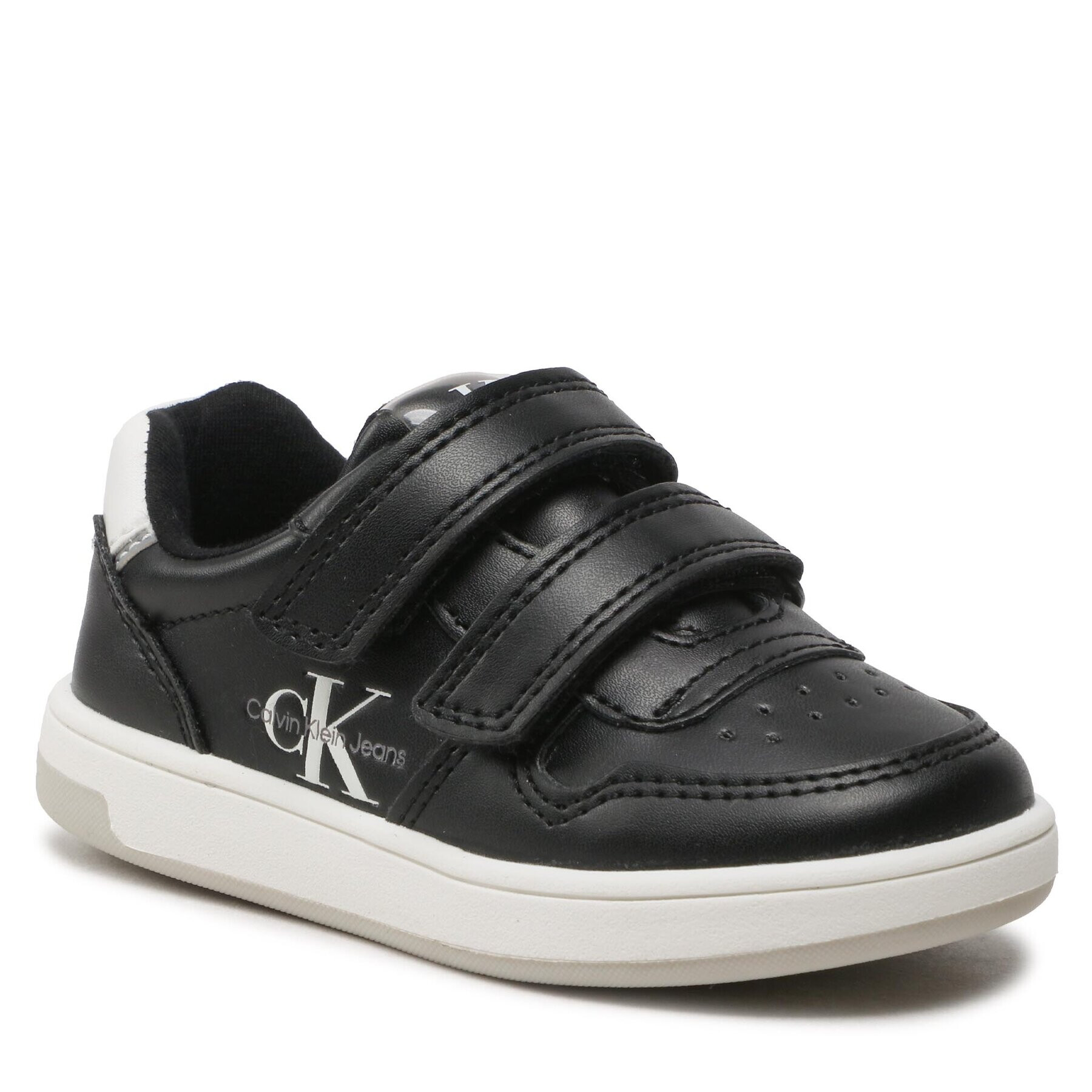 Calvin Klein Jeans Sneakersy Low Cut Velcro Sneaker V1X9-80548-1355 S Černá - Pepit.cz