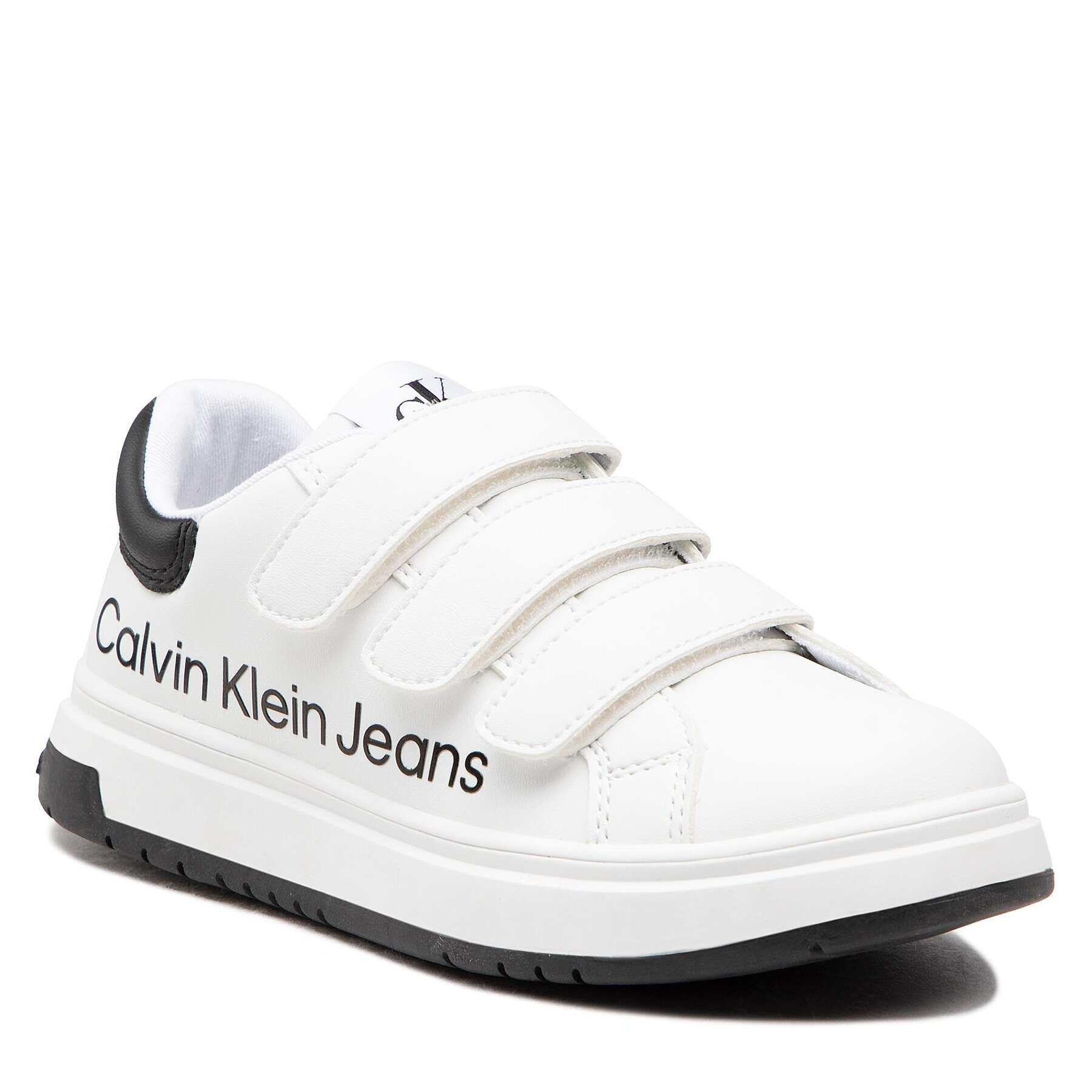 Calvin Klein Jeans Sneakersy Low Cut Velcro Sneaker V3X9-80335-1355 M Bílá - Pepit.cz