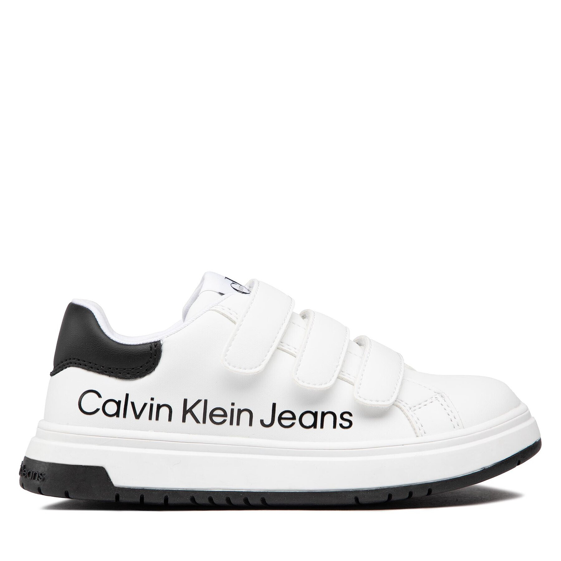 Calvin Klein Jeans Sneakersy Low Cut Velcro Sneaker V3X9-80335-1355 M Bílá - Pepit.cz