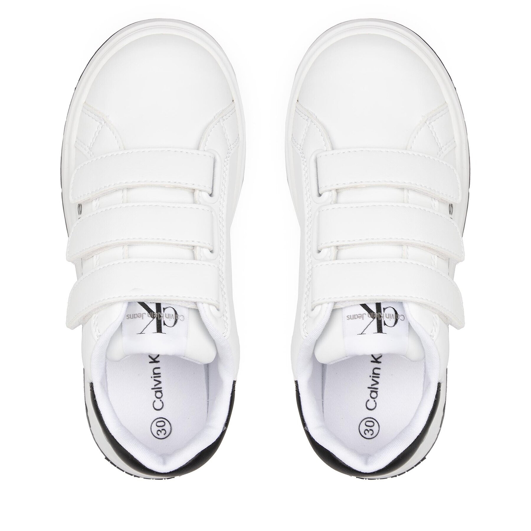 Calvin Klein Jeans Sneakersy Low Cut Velcro Sneaker V3X9-80335-1355 M Bílá - Pepit.cz