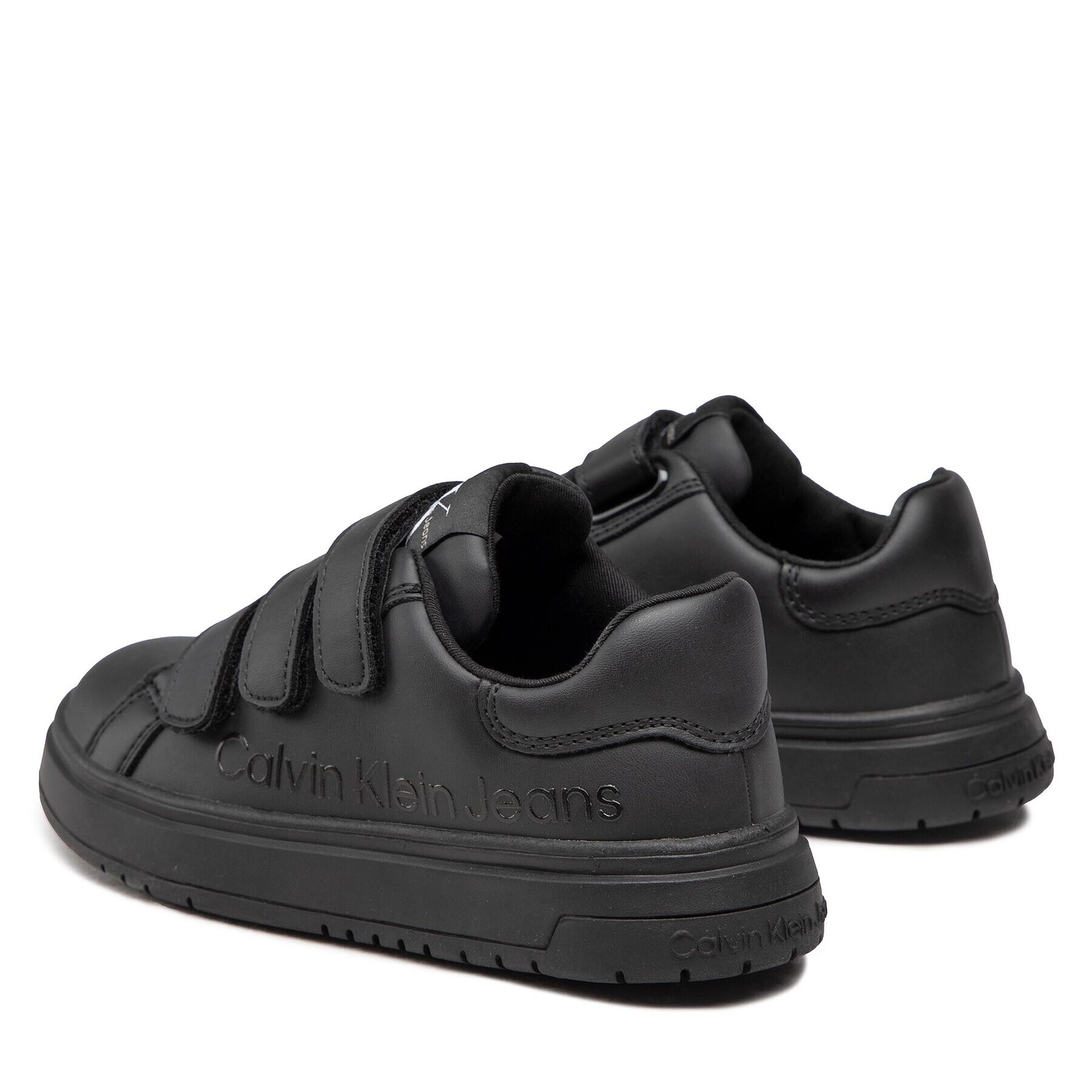 Calvin Klein Jeans Sneakersy Low Cut Velcro Sneaker V3X9-80335-1355 M Černá - Pepit.cz