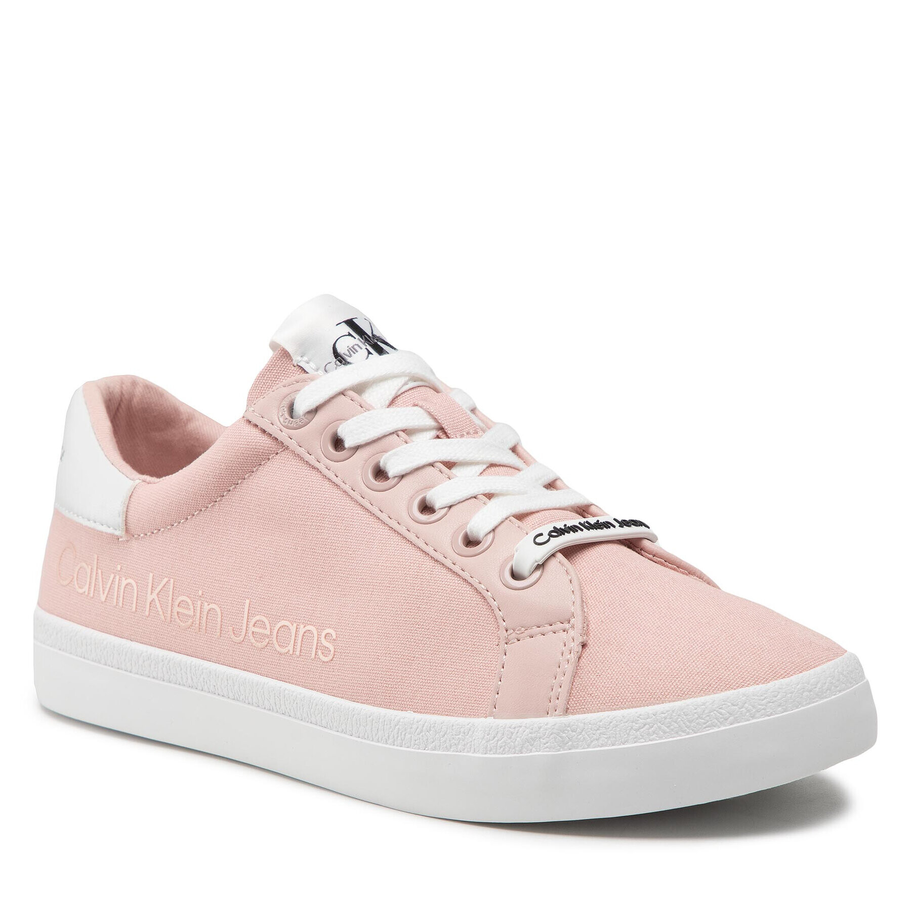 Calvin Klein Jeans Sneakersy Low Profile Sneaker Laceup Co YW0YW00057 Růžová - Pepit.cz