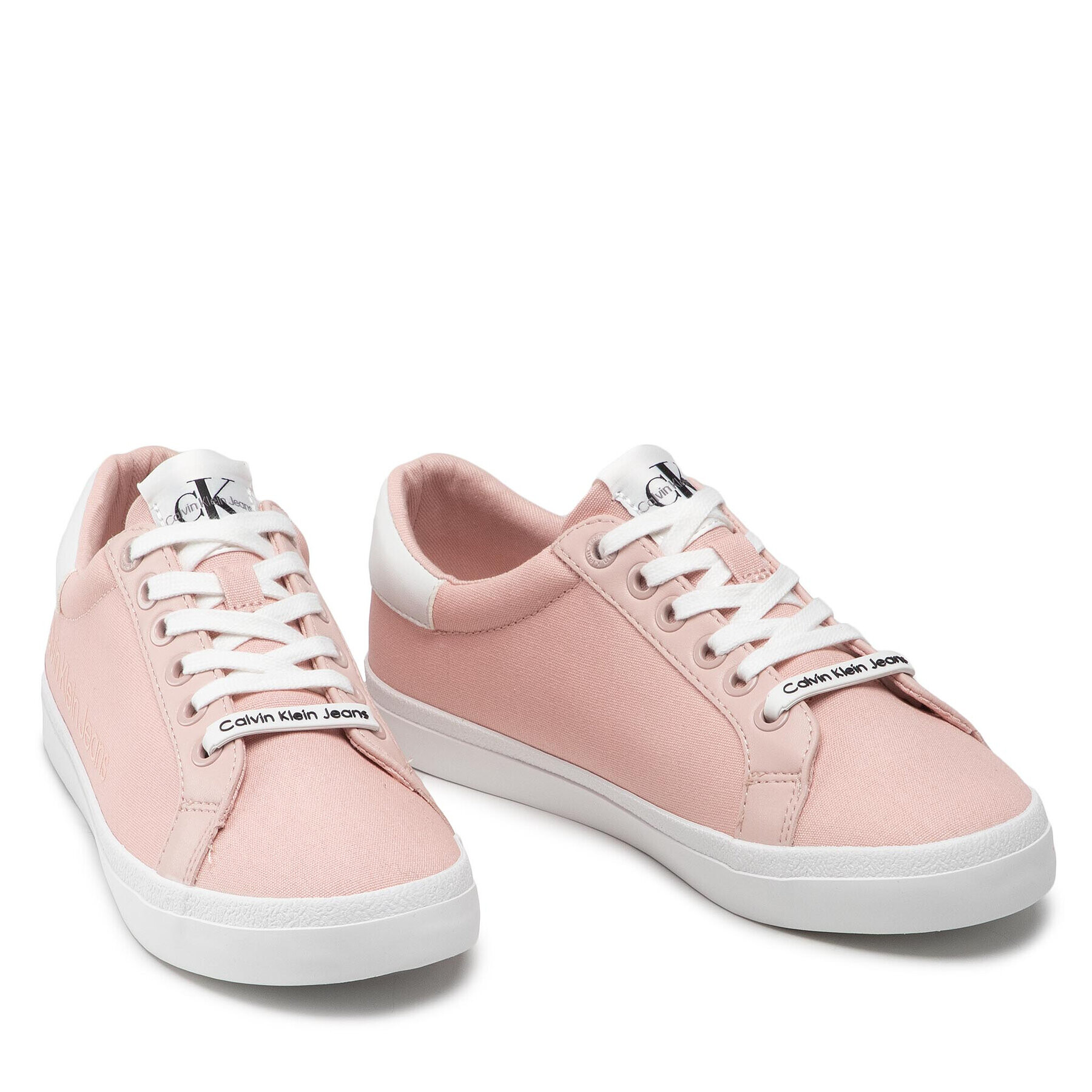 Calvin Klein Jeans Sneakersy Low Profile Sneaker Laceup Co YW0YW00057 Růžová - Pepit.cz