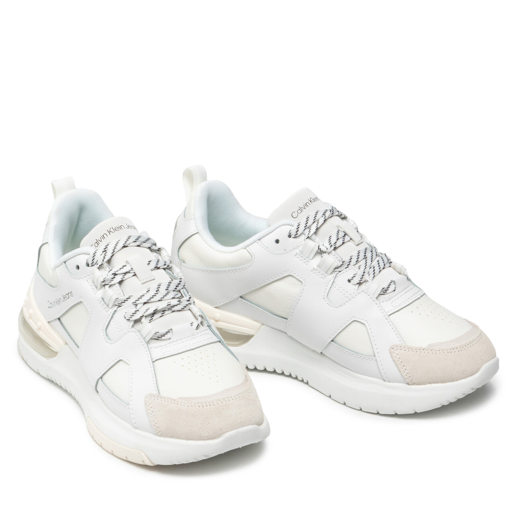 Calvin Klein Jeans Sneakersy New Sporty Runner Comfair 1 YW0YW00635 Bílá - Pepit.cz