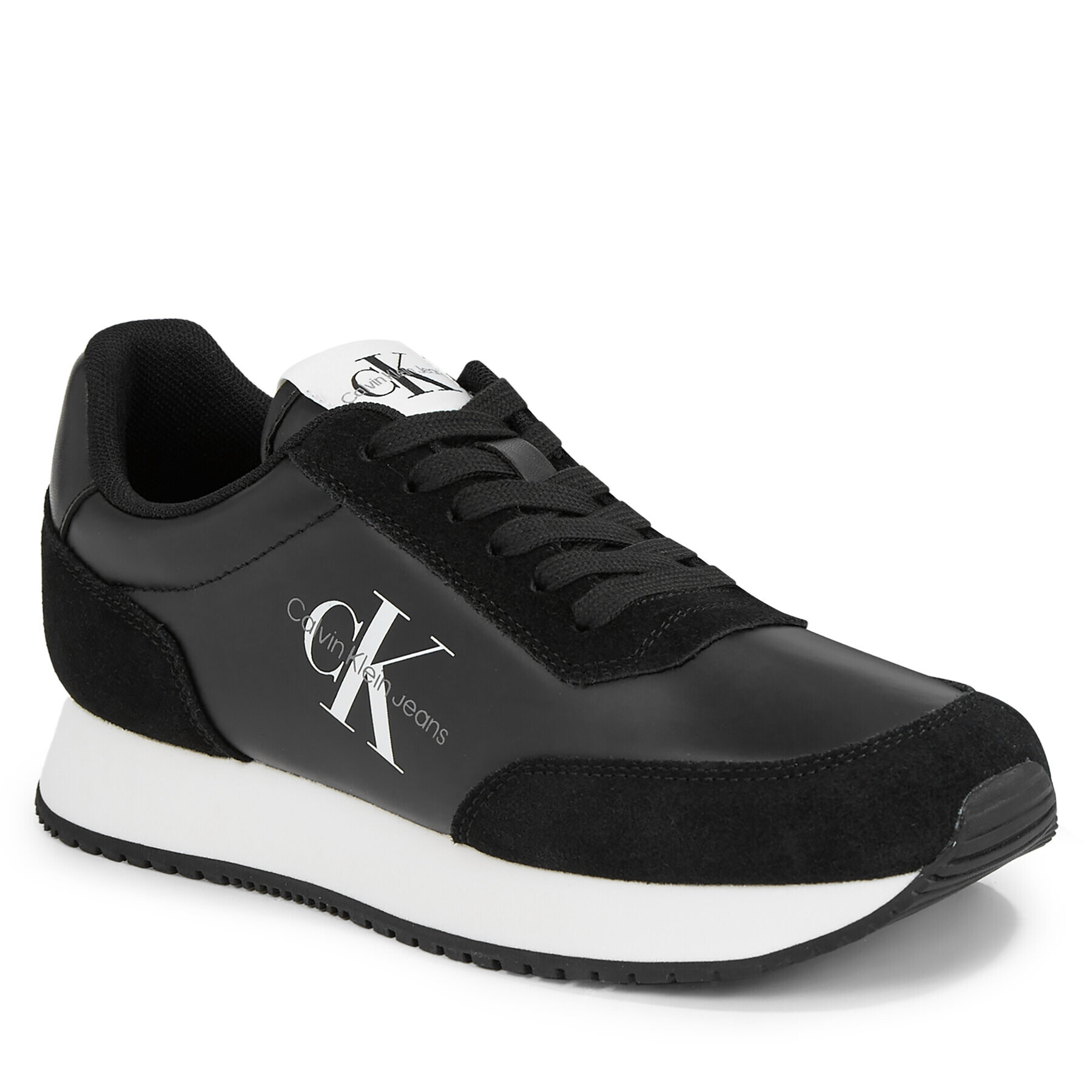 Calvin Klein Jeans Sneakersy Retro Runner Low Laceup Ny Pearl YW0YW01056 Černá - Pepit.cz