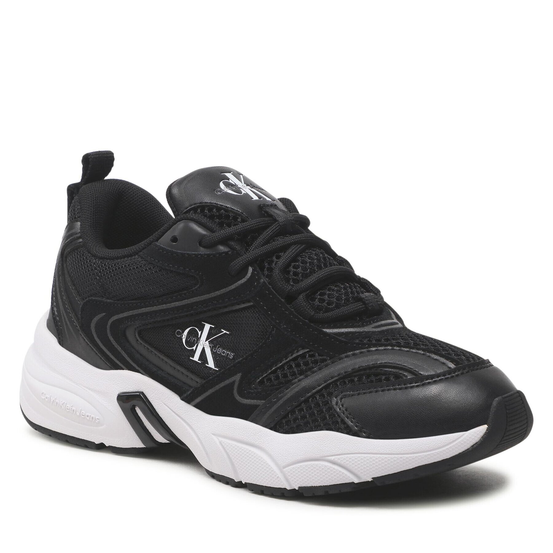 Calvin Klein Jeans Sneakersy Retro Tennis Su-Mesh W YW0YW00891 Černá - Pepit.cz