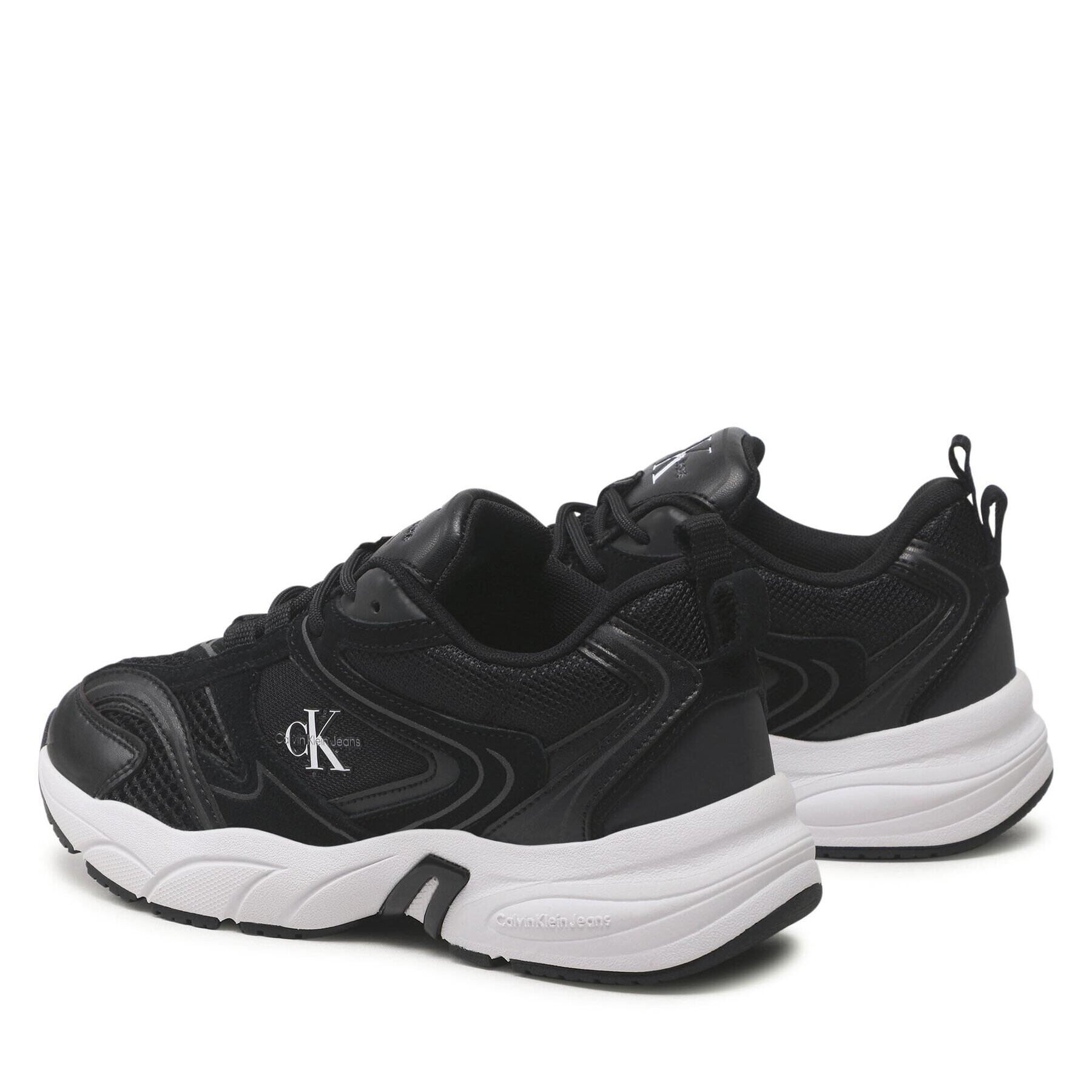 Calvin Klein Jeans Sneakersy Retro Tennis Su-Mesh W YW0YW00891 Černá - Pepit.cz