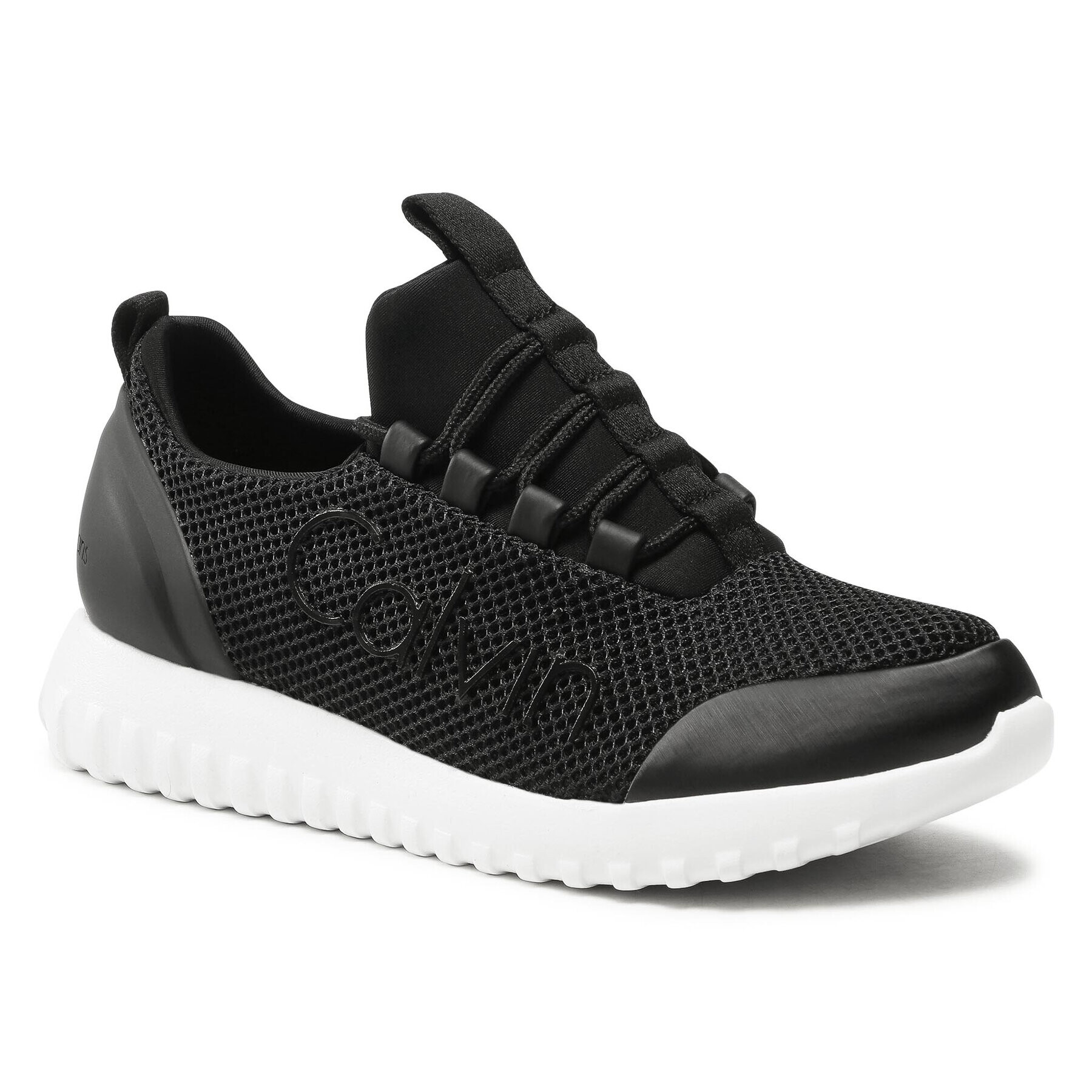 Calvin Klein Jeans Sneakersy Runner Sneaker Laceup Mesh YW0YW00165 Černá - Pepit.cz